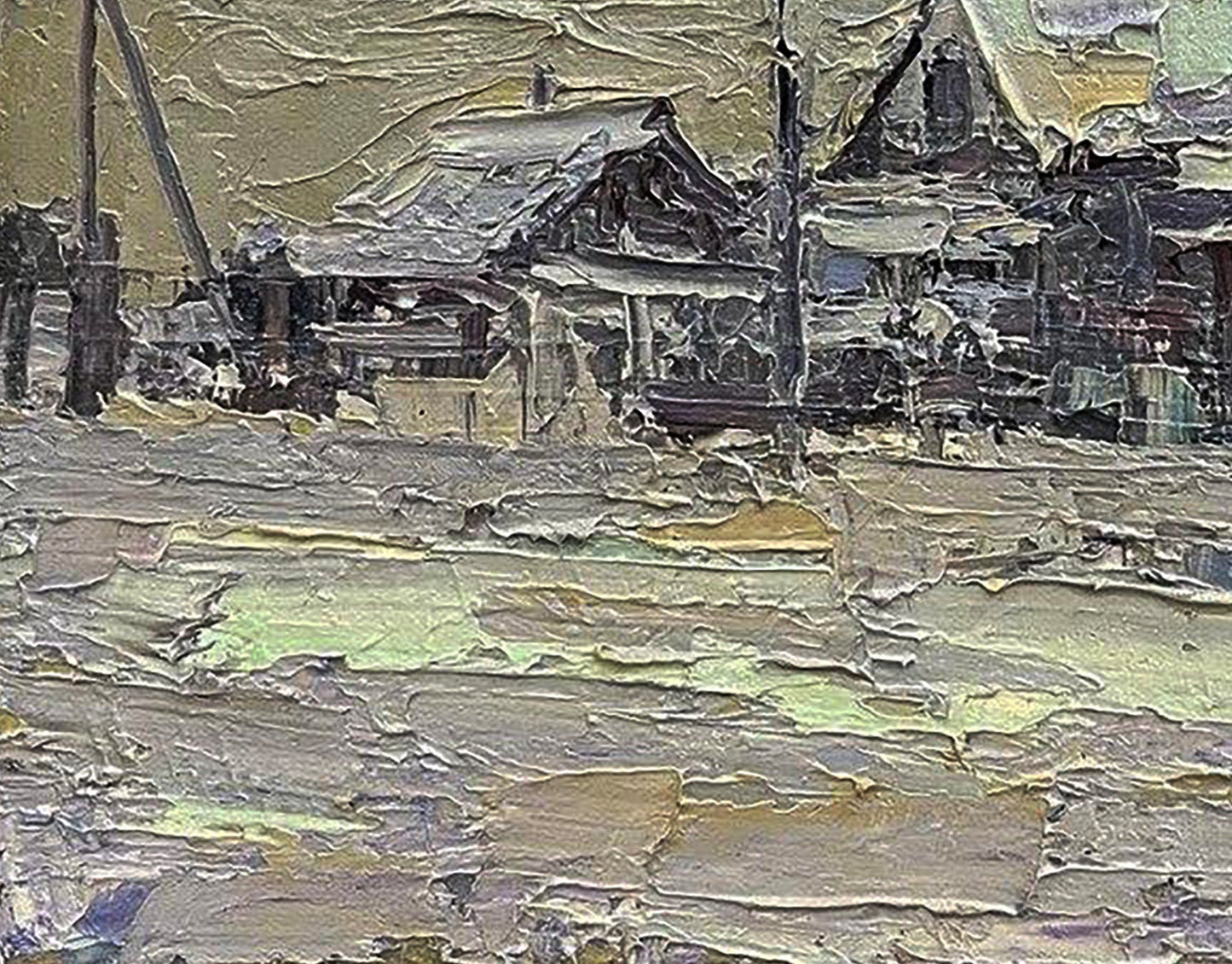 Oil painting countryside Volodymyr Pashchenko