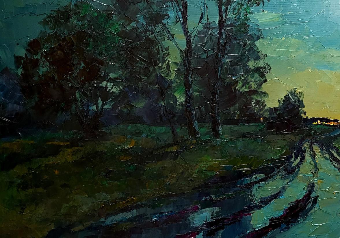 Oil painting Monthly Boris Serdyuk