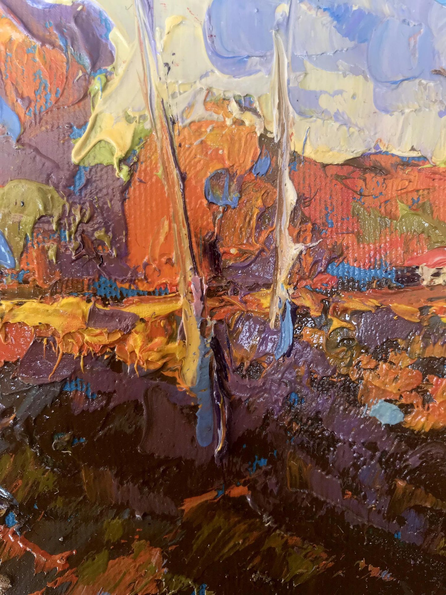 Village landscape Art