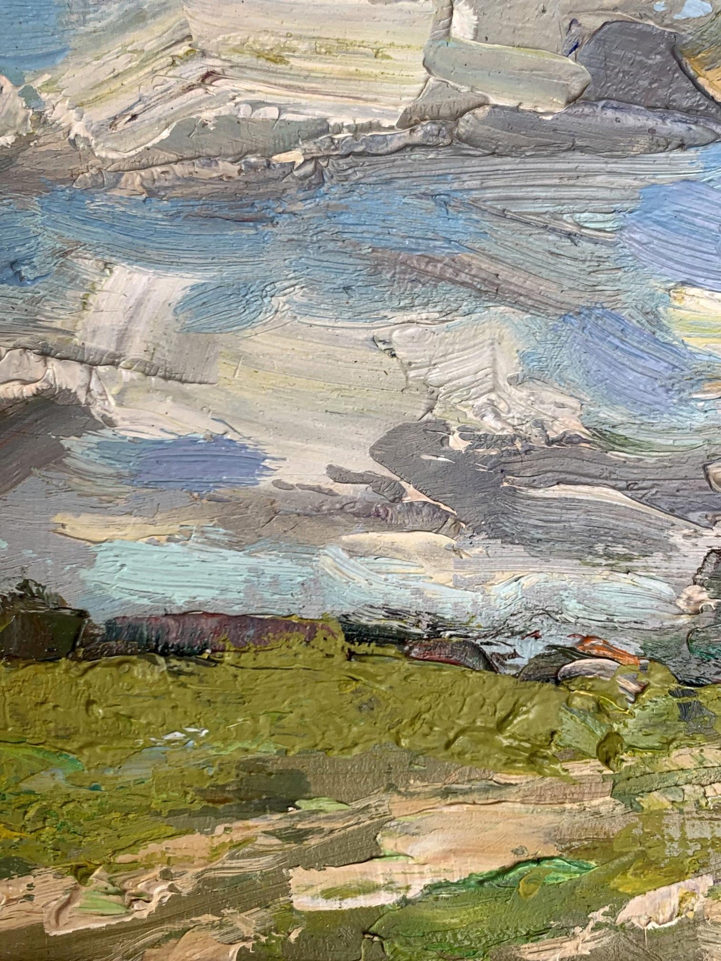 Oil painting Windy day Oleksiyander Cherednichenko