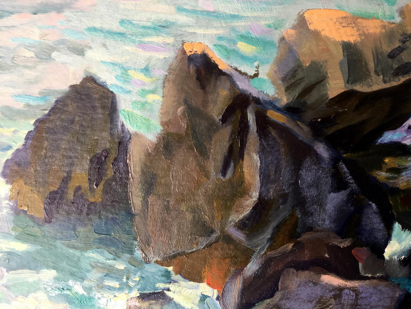 Morning by the Sea by Vladimir Batrakov, capturing tranquil seaside dawn.