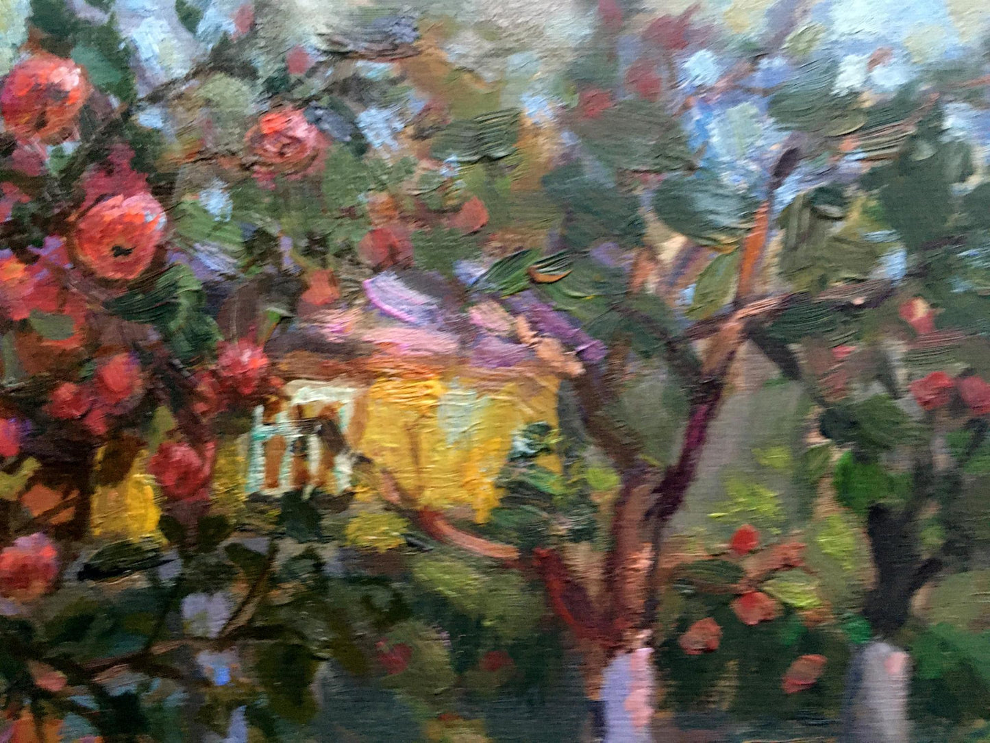 Oil painting First days of autumn Batrakov Vladimir Grigorievich