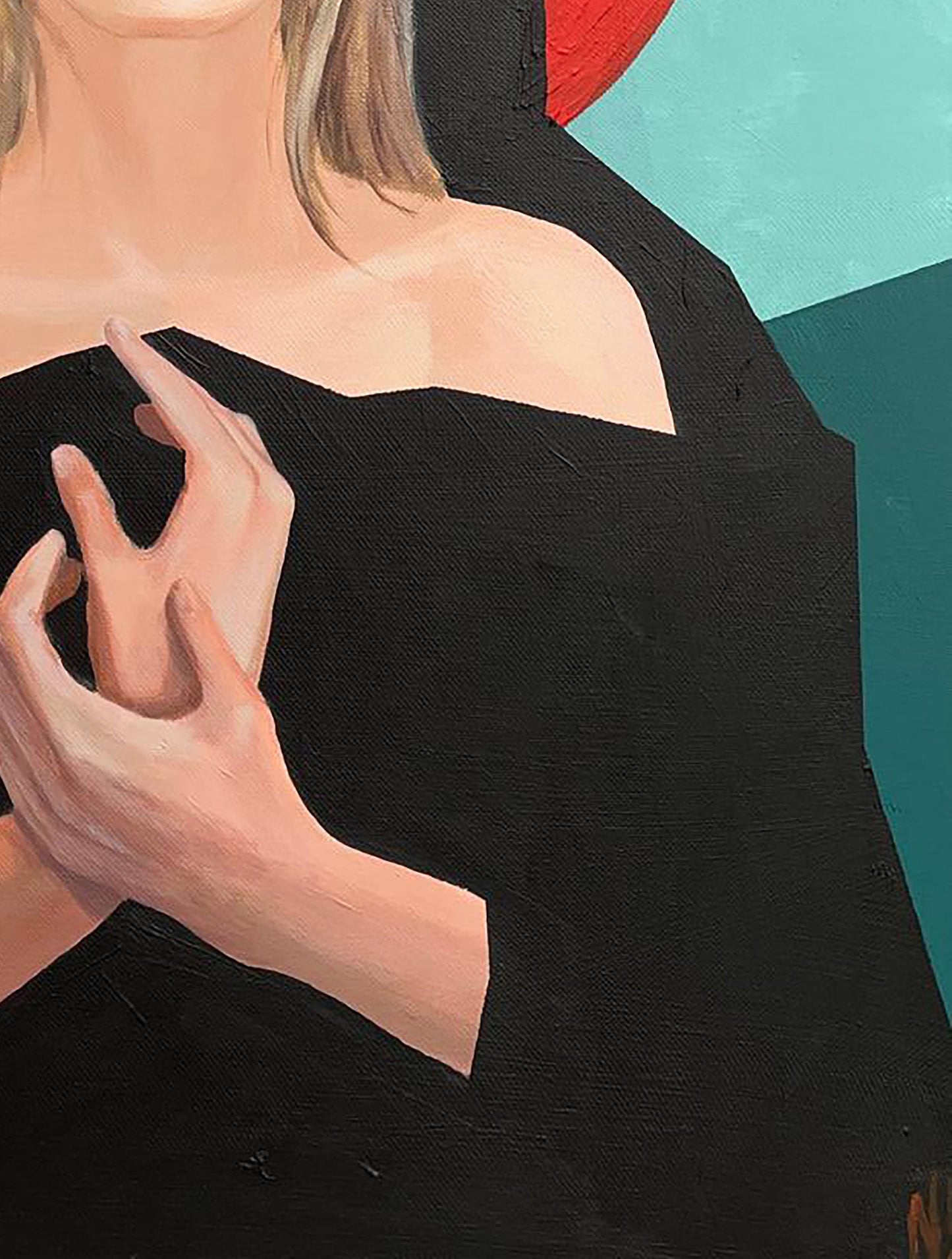 Acrylic painting In the arms Maksym Newskulenko