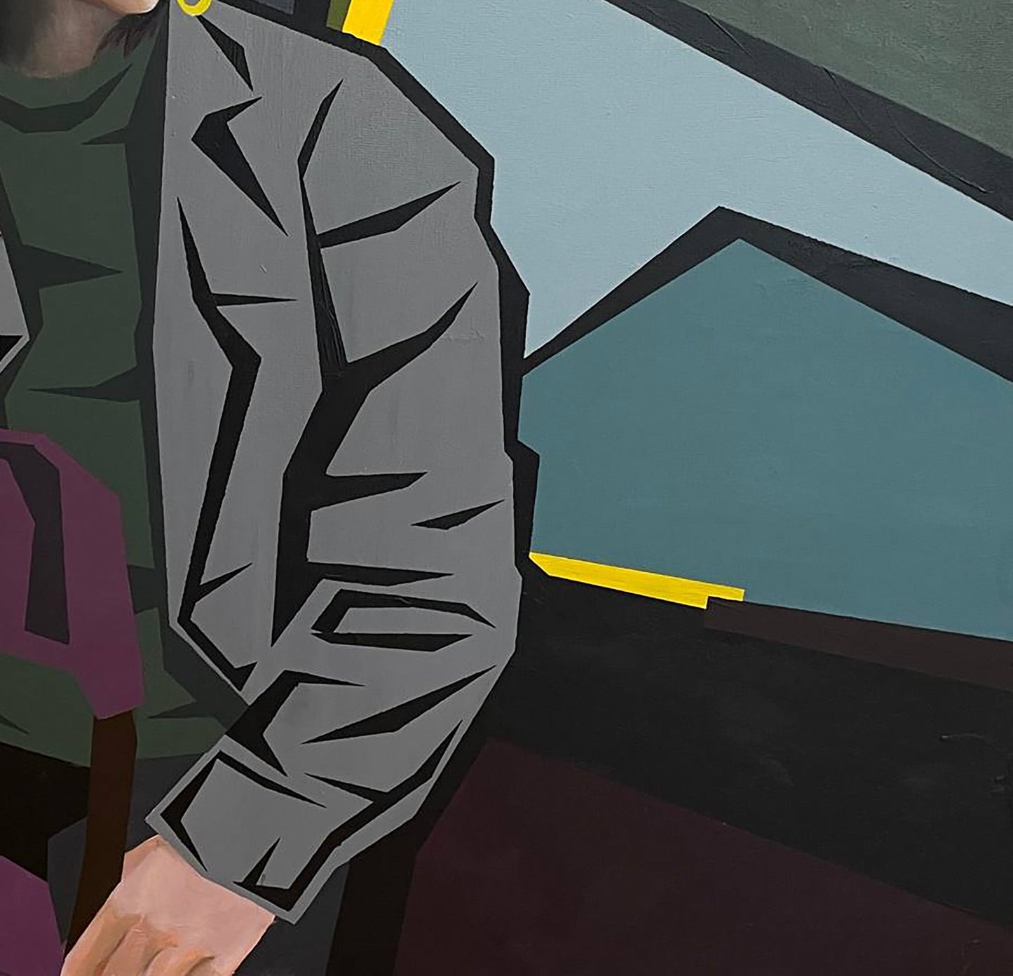 Acrylic painting Sight Maksym Newskulenko