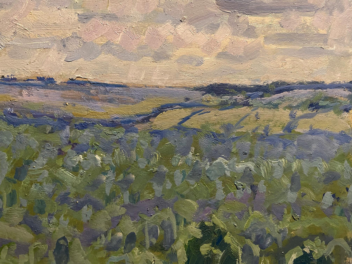 Spring Spaces by Georgy Kolosovsky, an oil painting