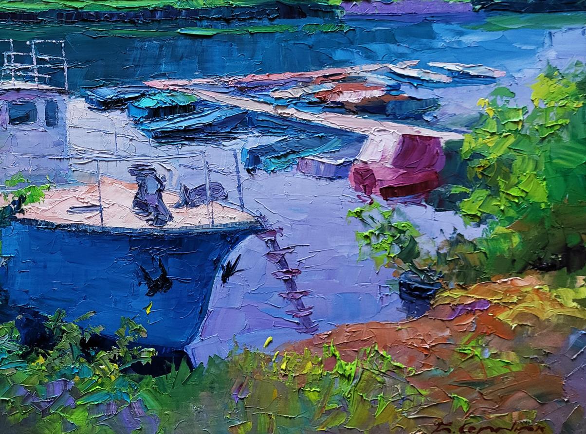 Oil painting Ferry Boris Serdyuk
