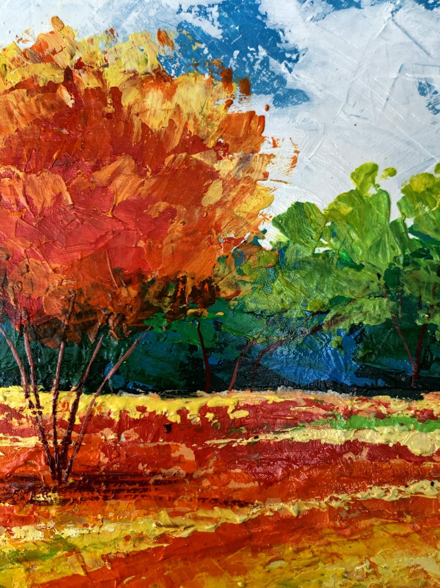 Oil painting Orange tree V. Zadorozhnya