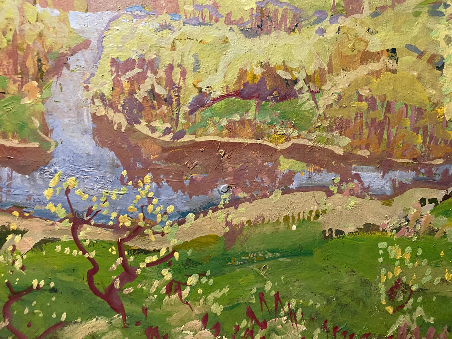 Oil painting Evening Georgy Kolosovsky