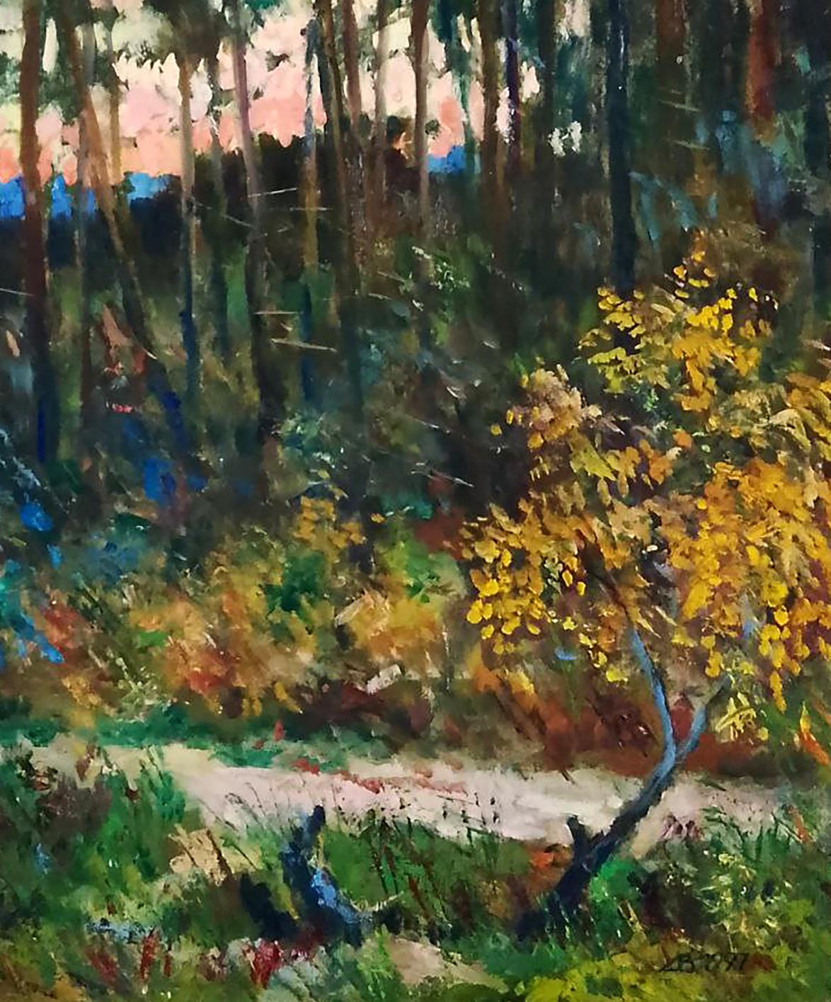 Oil painting Orange Sunset Anatolii Duhnevich