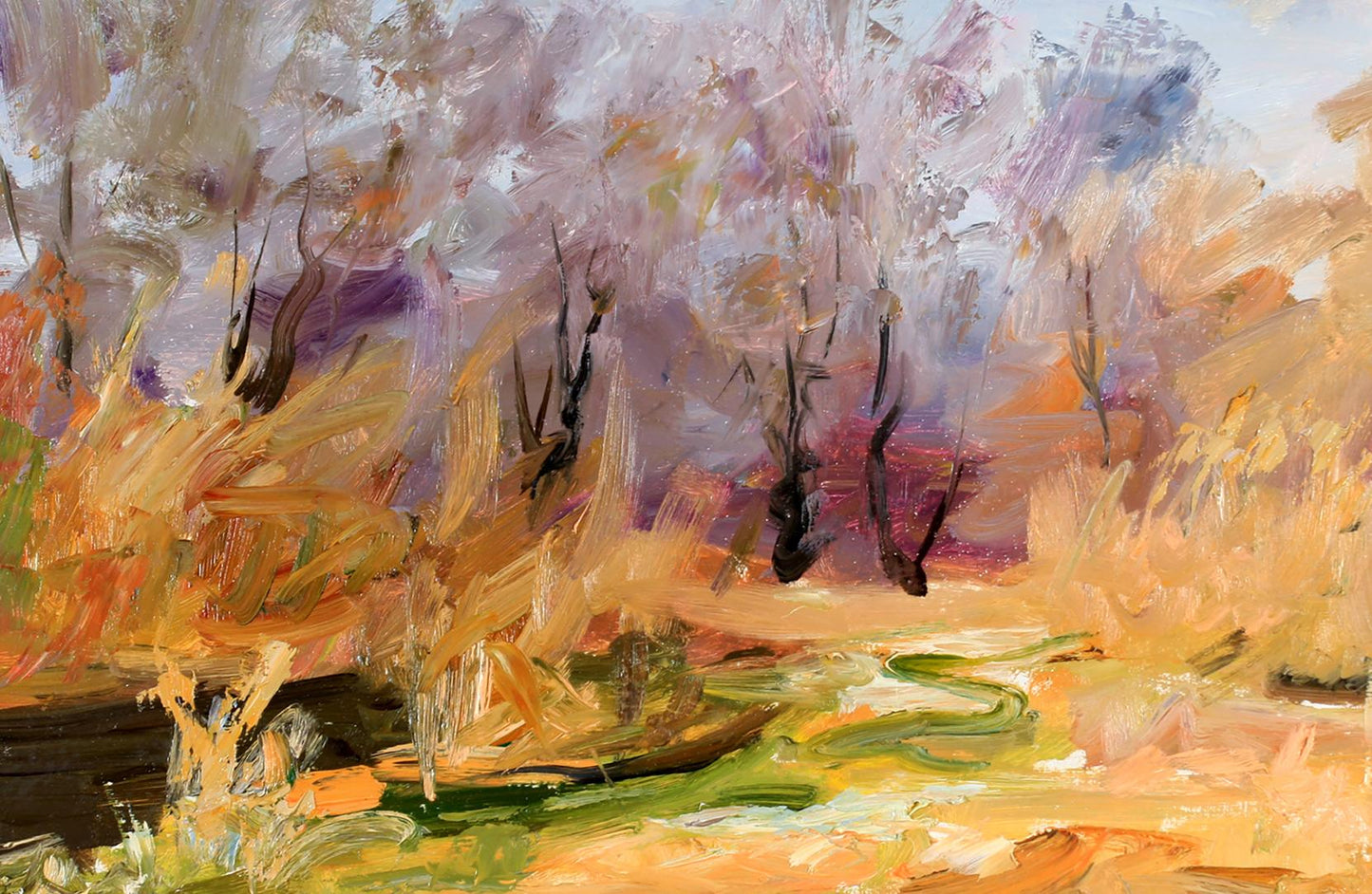 Oil painting Autumn Symphony / Serdyuk Boris Petrovich