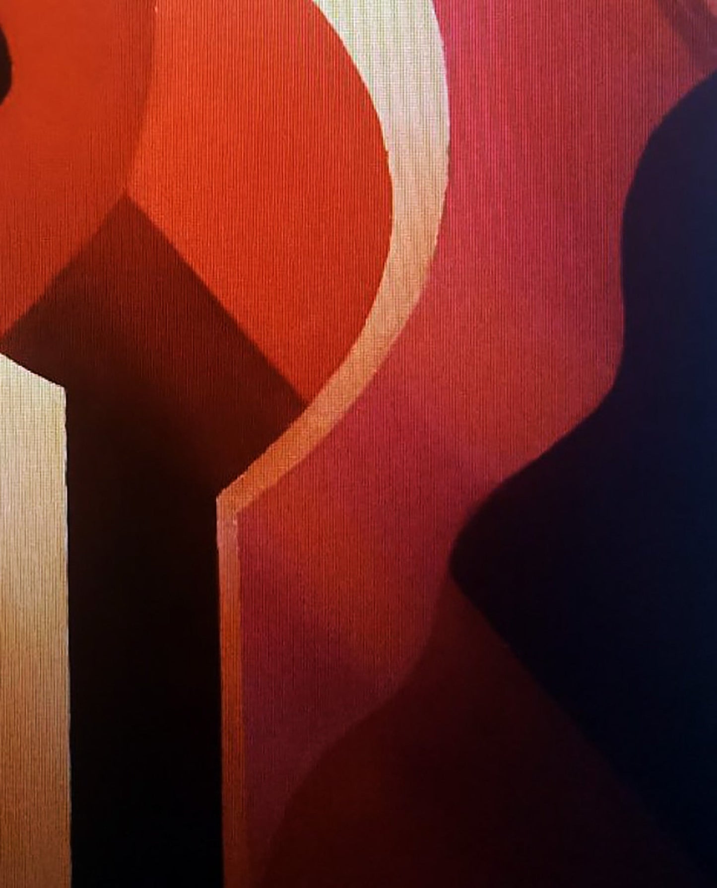 Oil painting Red shaping Alexander Strashevich