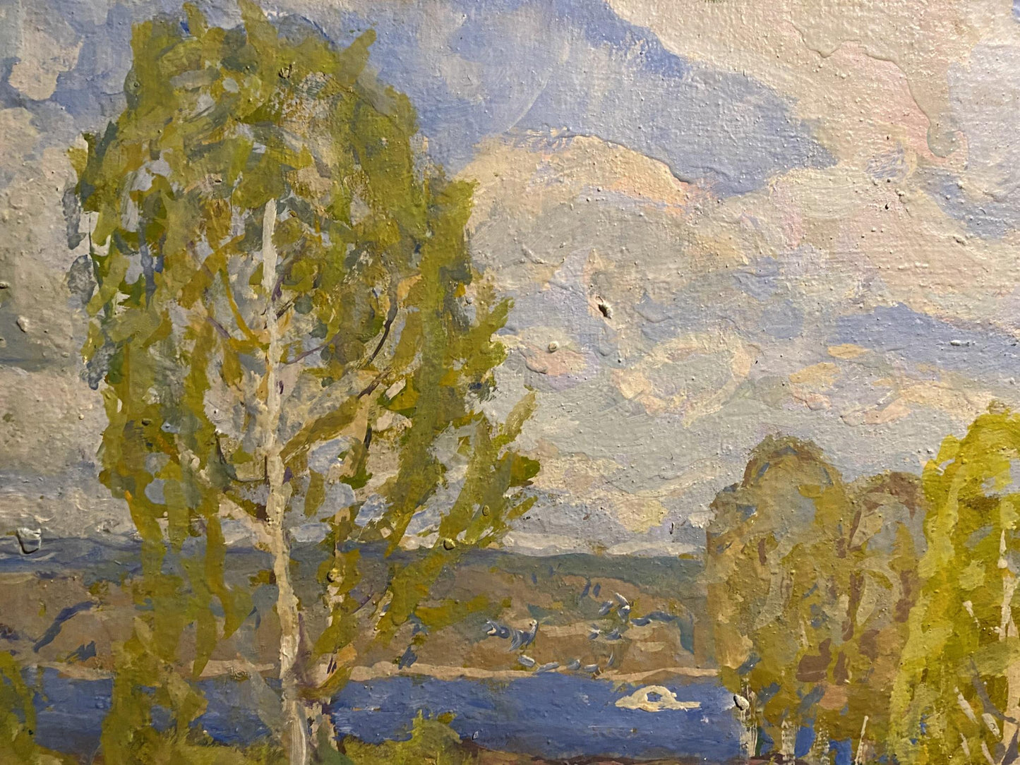 Oil painting Spring came Georgy Kolosovsky