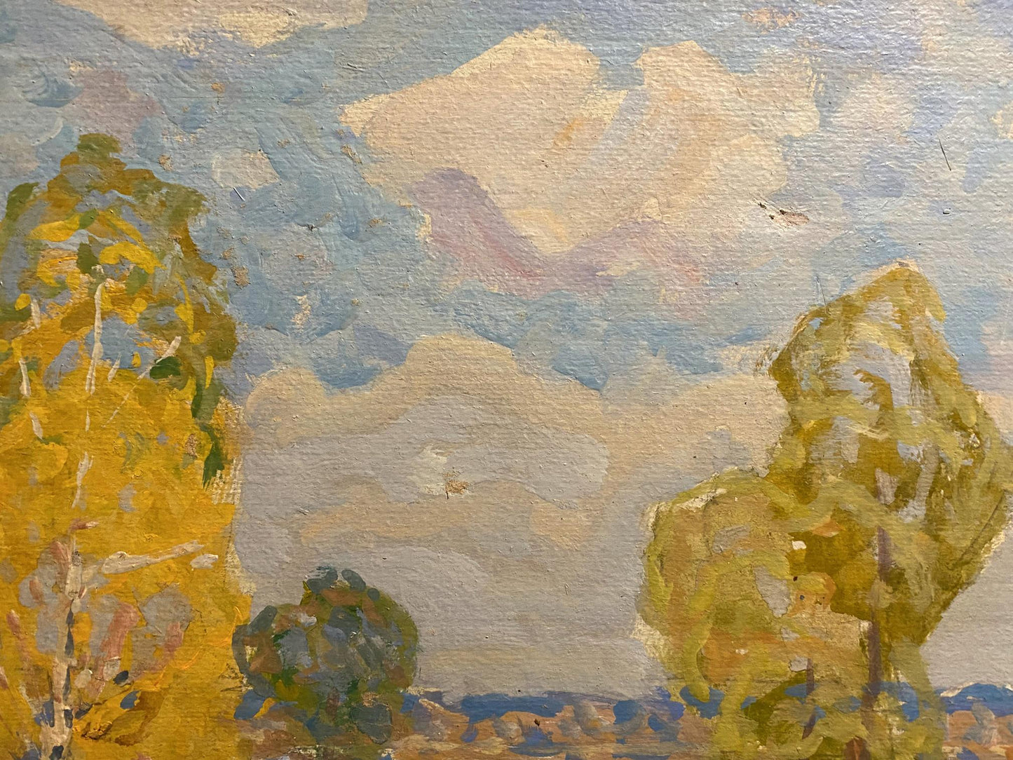 Oil painting Golden morning Georgy Kolosovsky