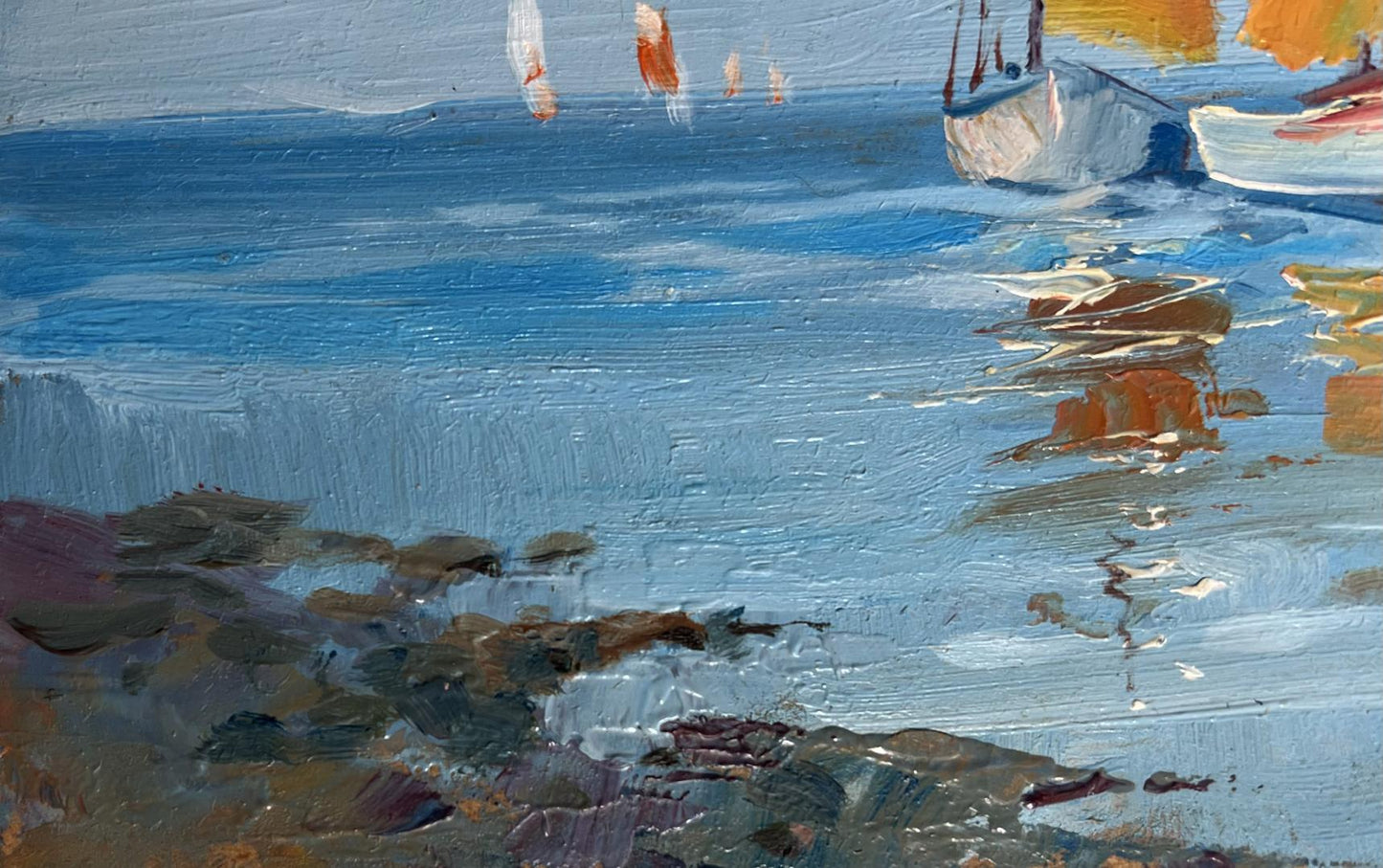 OIl painting On a journey by sea Yuriy Suprunchuk