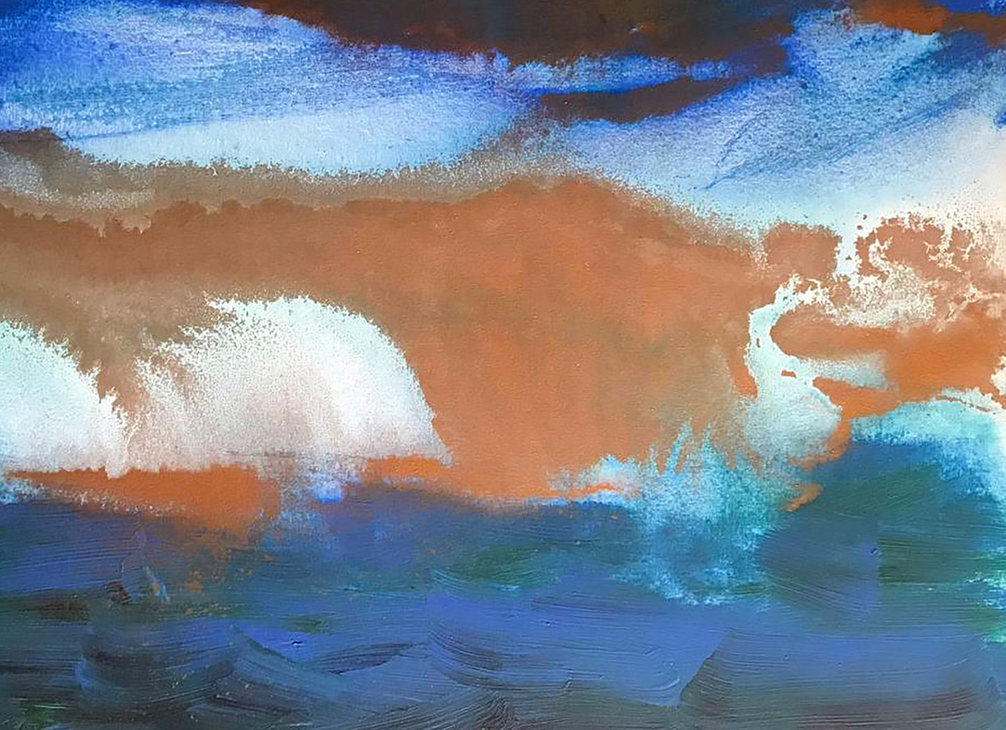 Acrylic painting Galaxy Melezhik Olga