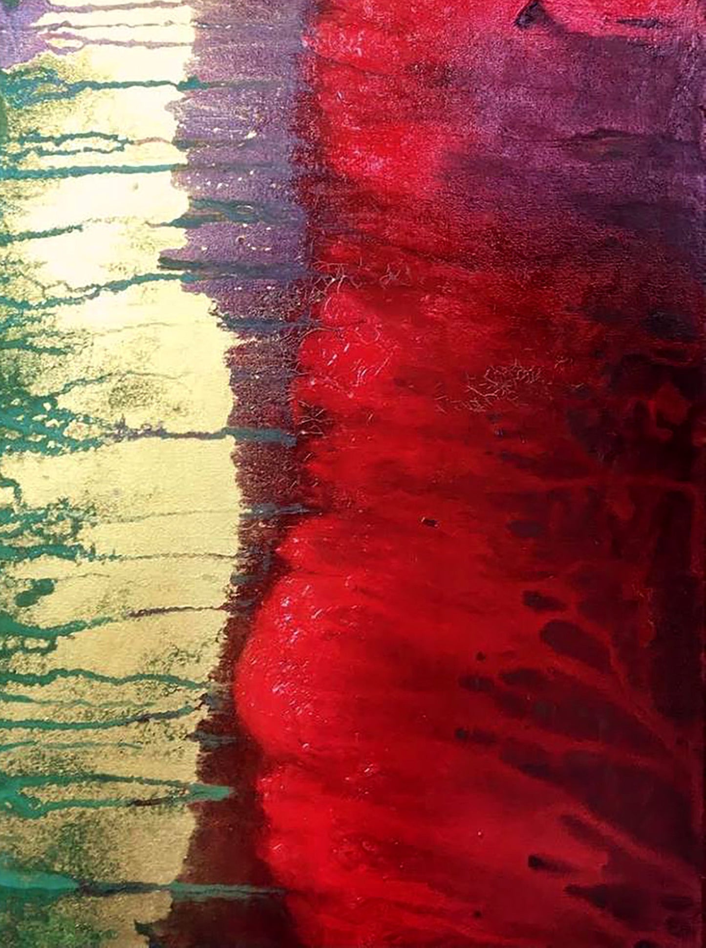Acrylic painting Excitation Melezhik Olga