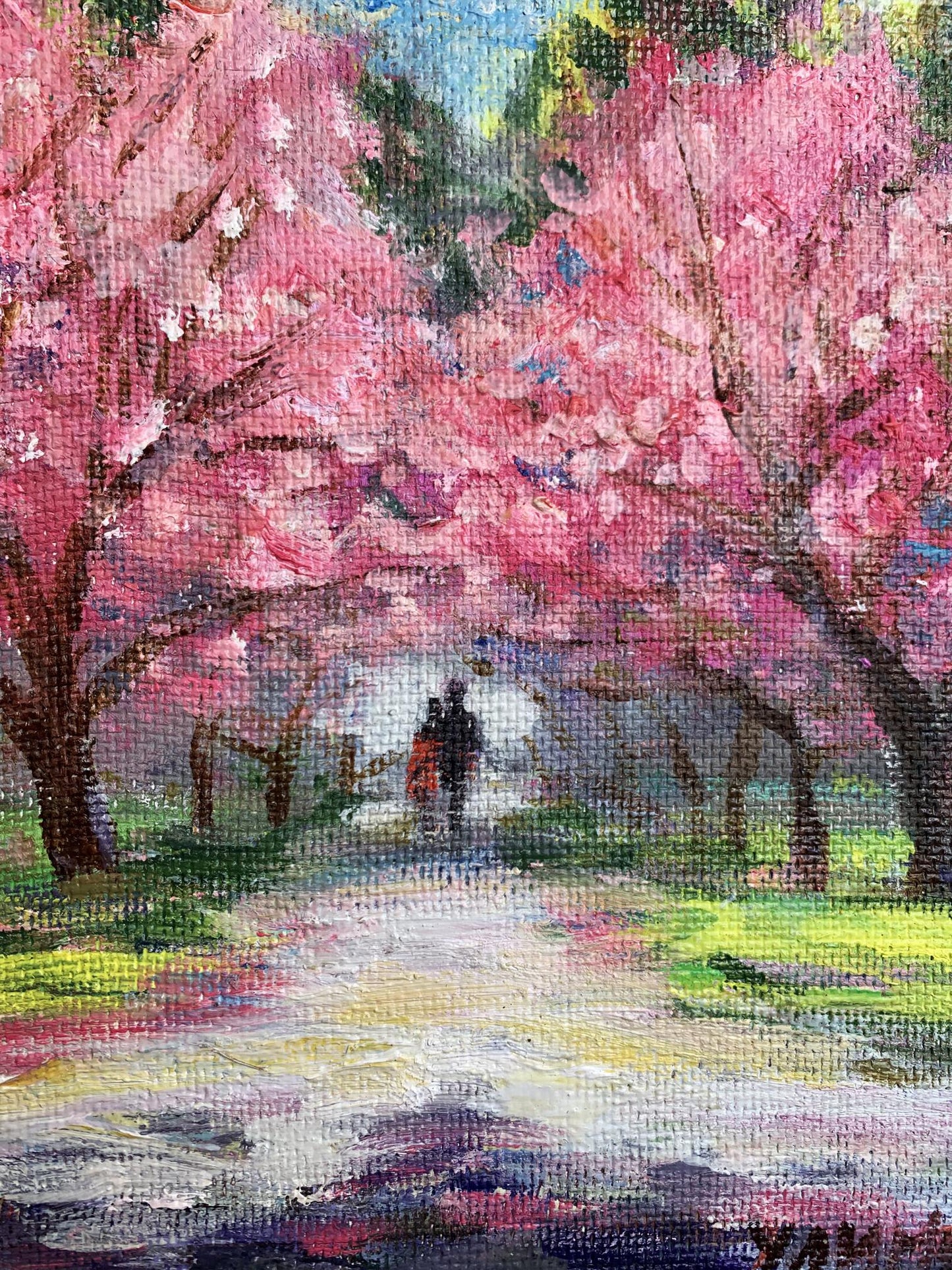 Oil painting Sakura Yu. Ulinets