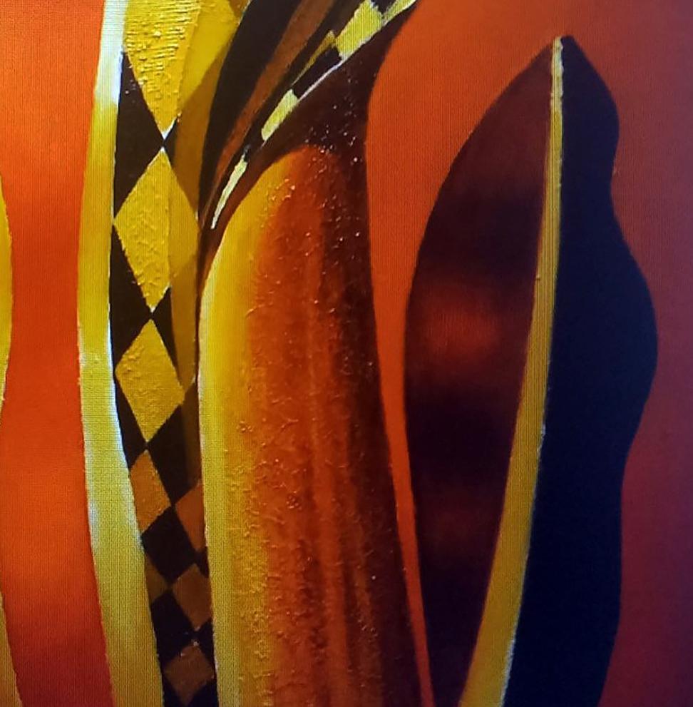 Oil painting Harlequin Alexander Strashevich