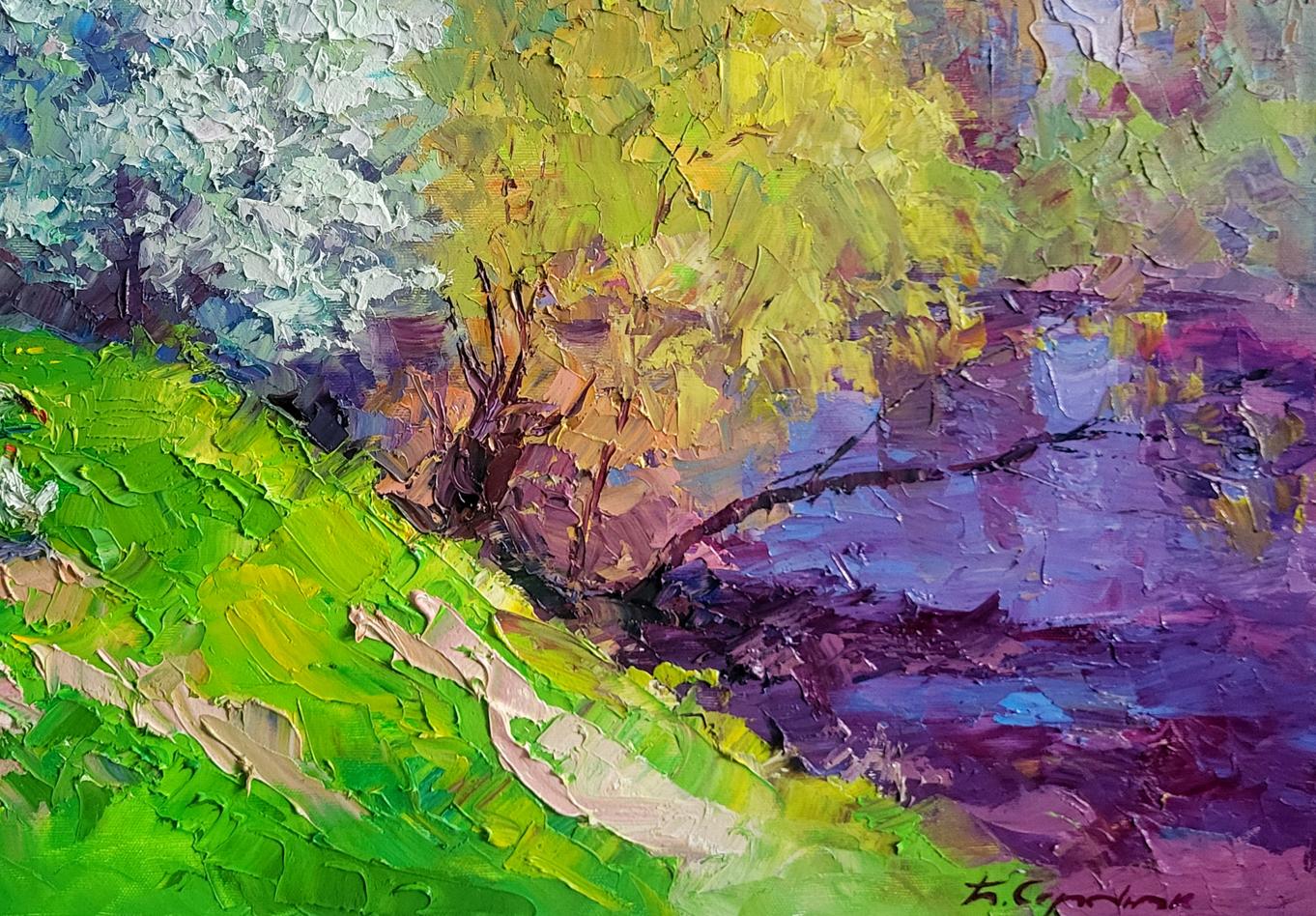 Oil painting Spring has come Boris Serdyuk