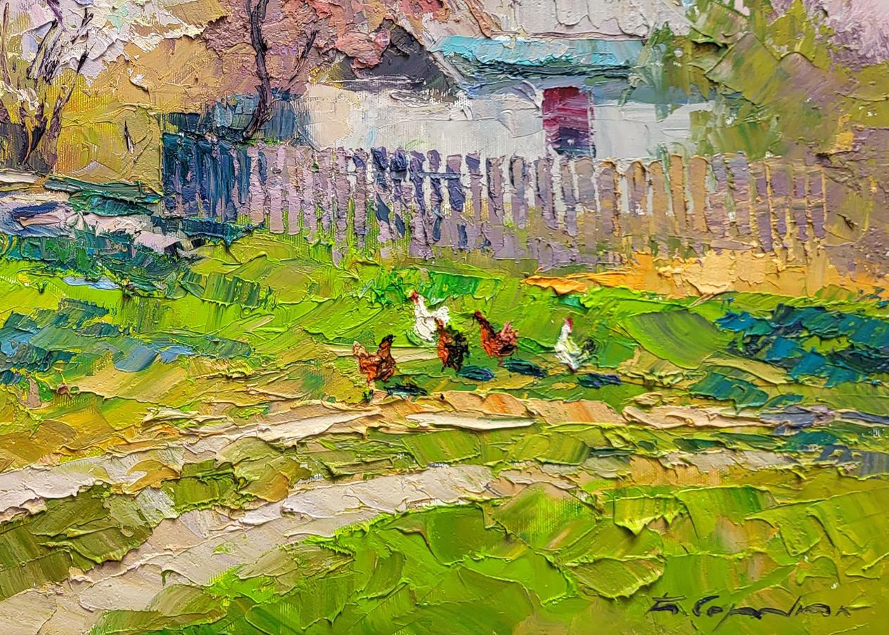Oil painting Flowering month Boris Serdyuk