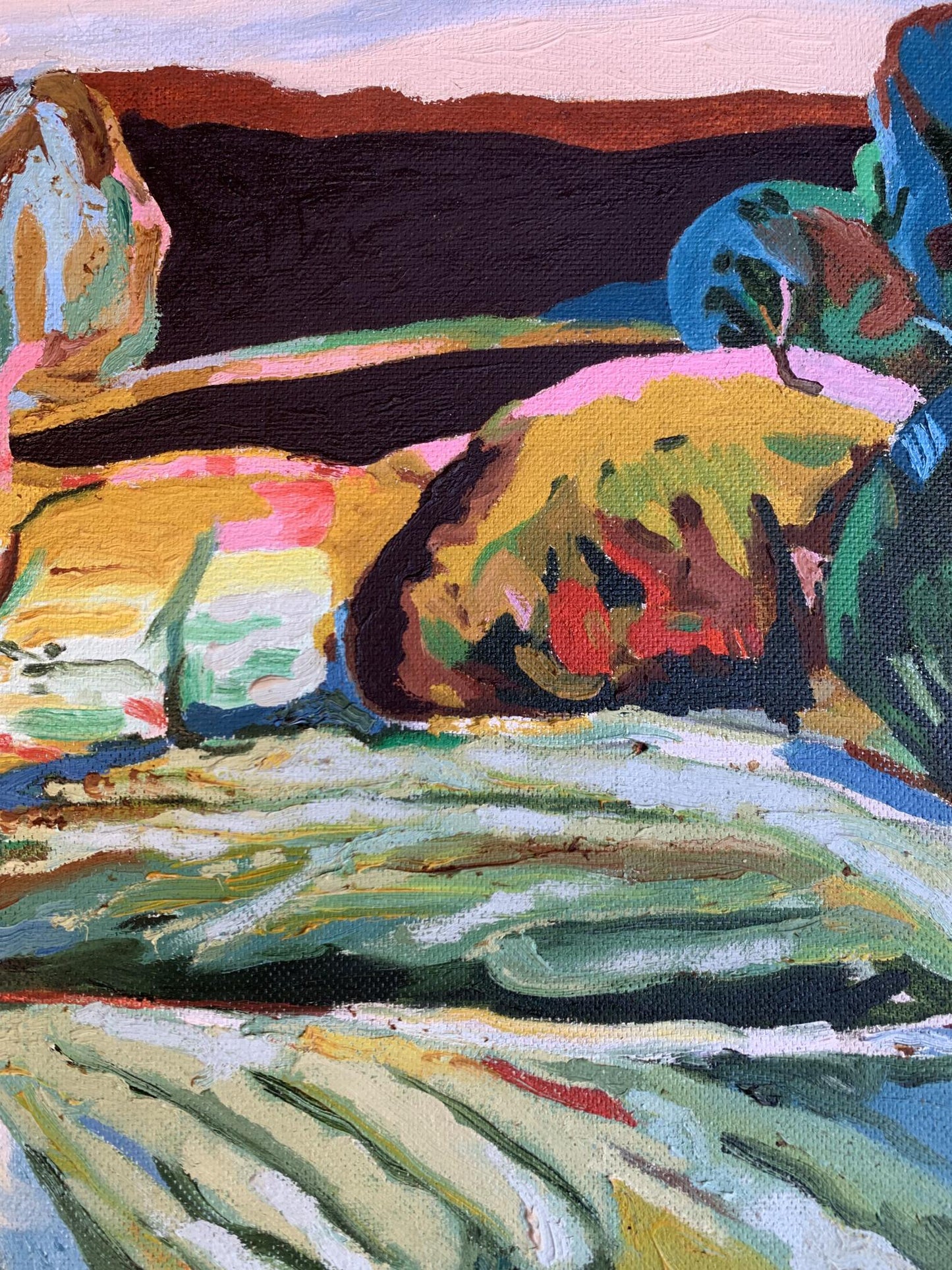 Oil painting Over the horizon Oleksandr Gukalov
