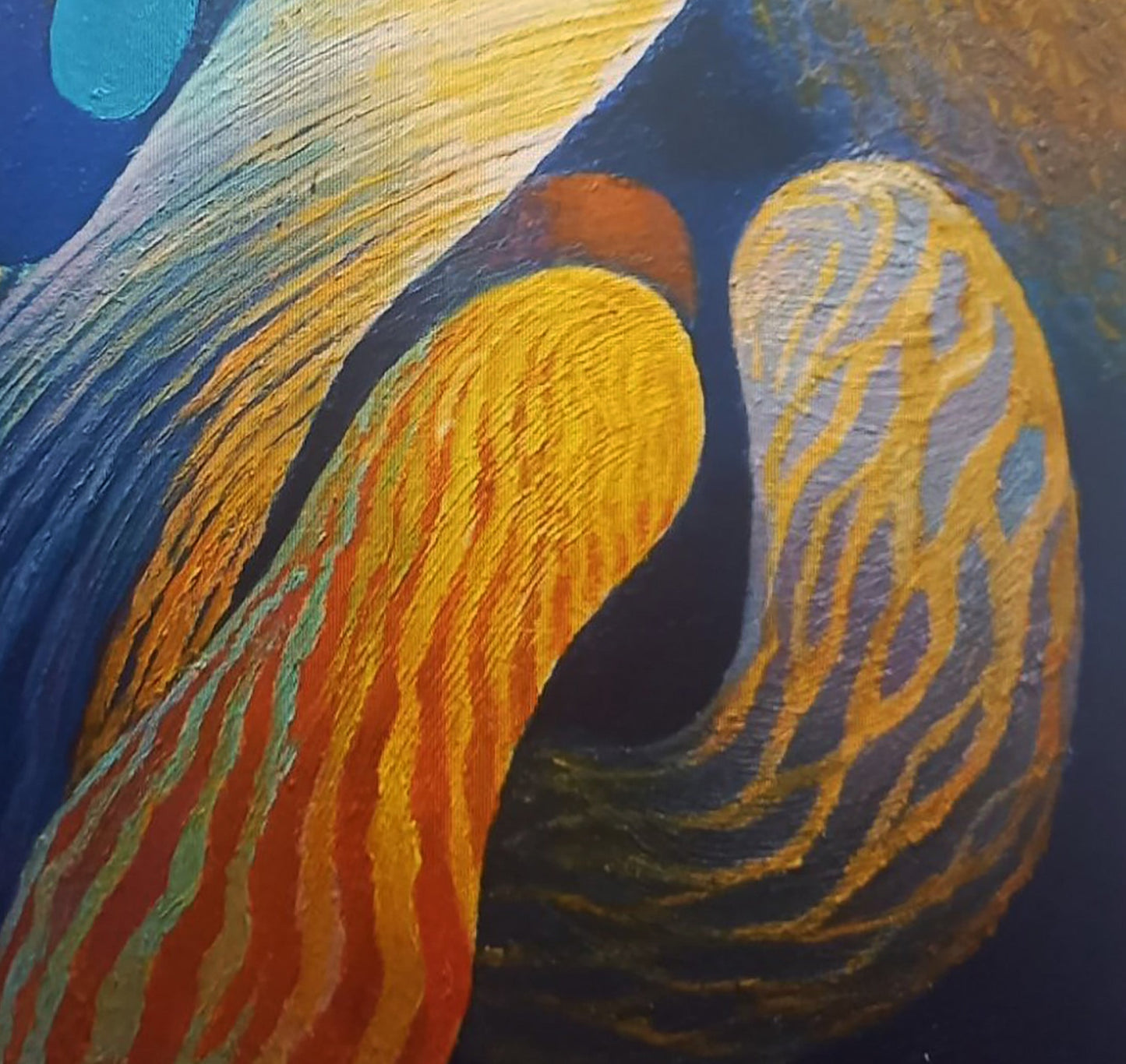 Oil painting Under the water Alexander Strashevich