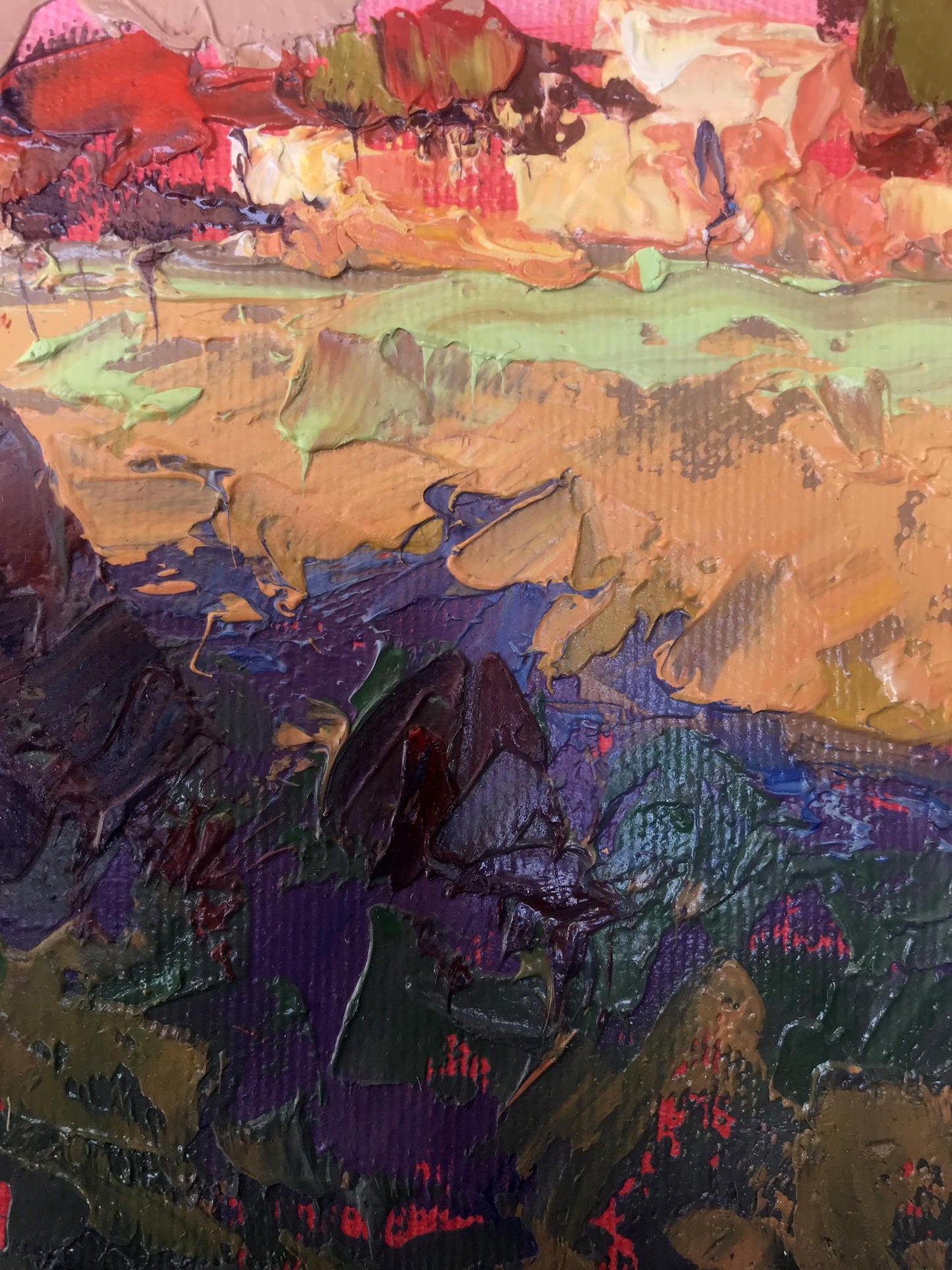 Village landscape Art