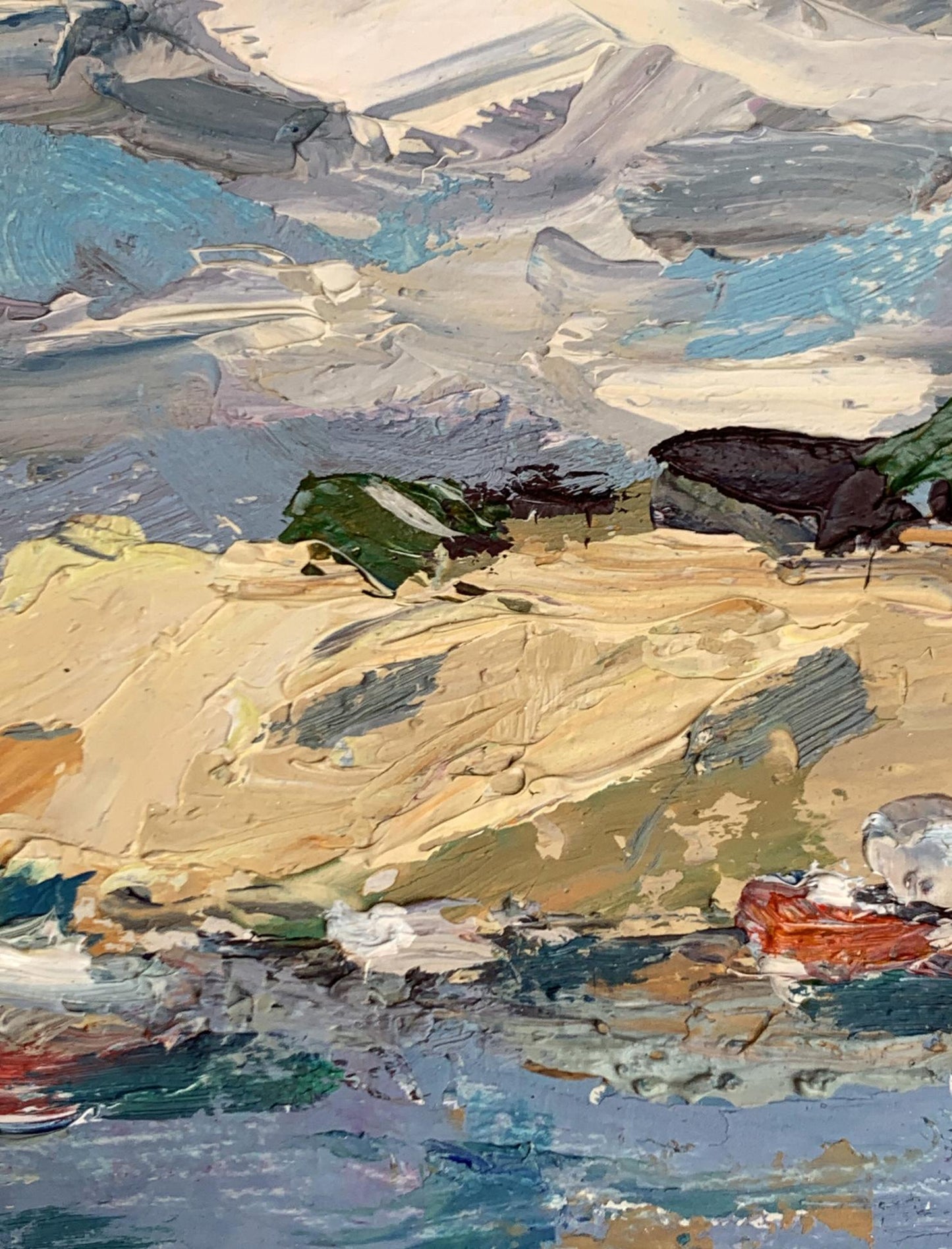 Oil painting Near the cape Oleksiyander Cherednichenko