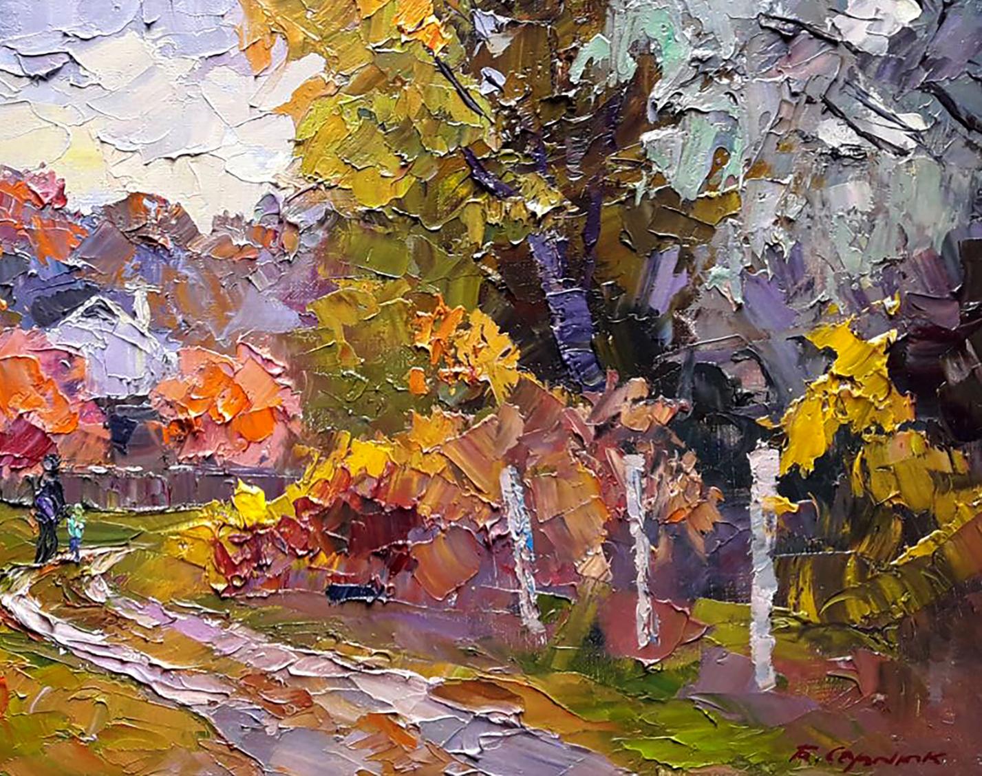 Oil painting Colorful autumn Serdyuk Boris Petrovich