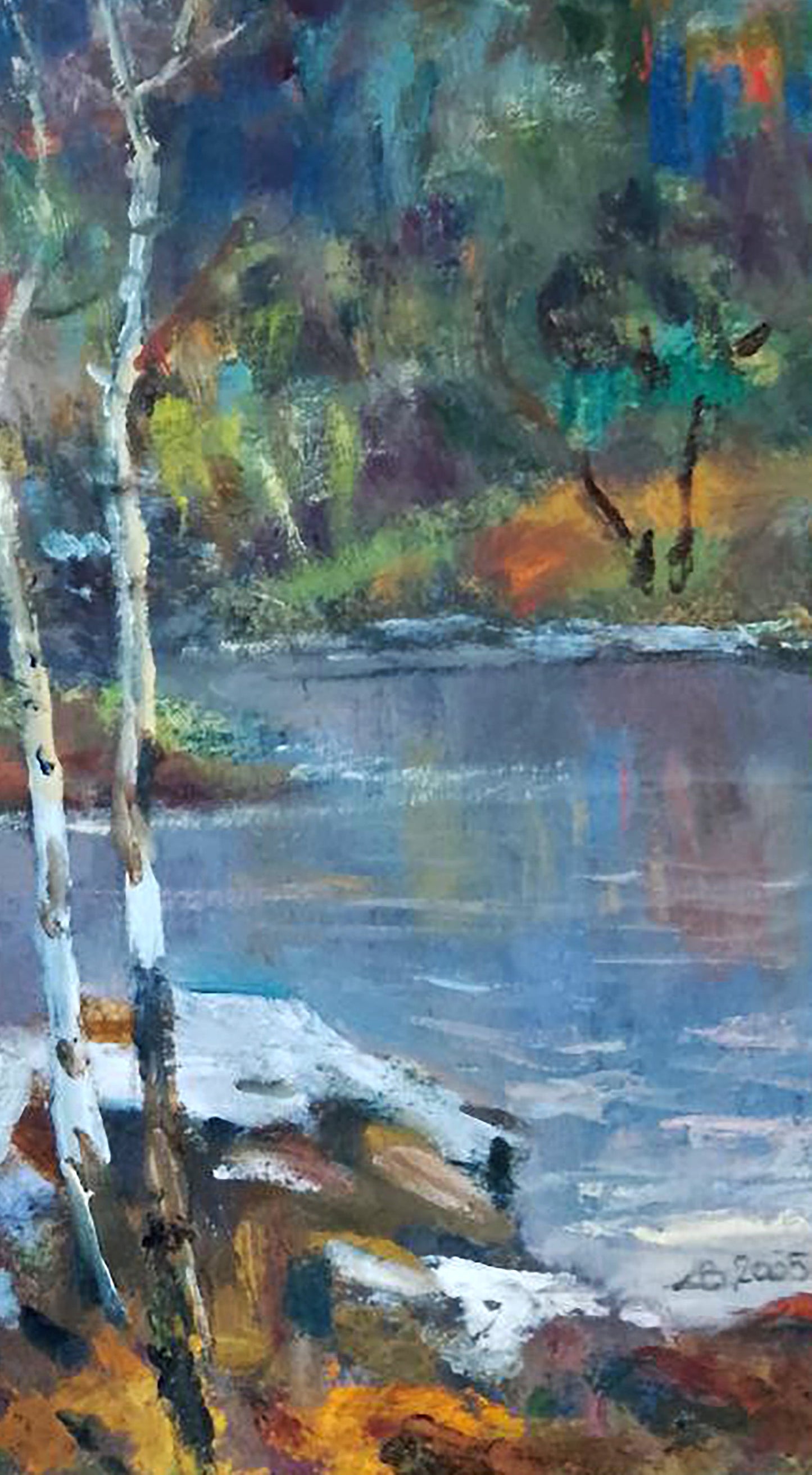 Oil painting Sounds of nature Anatolii Duhnevich