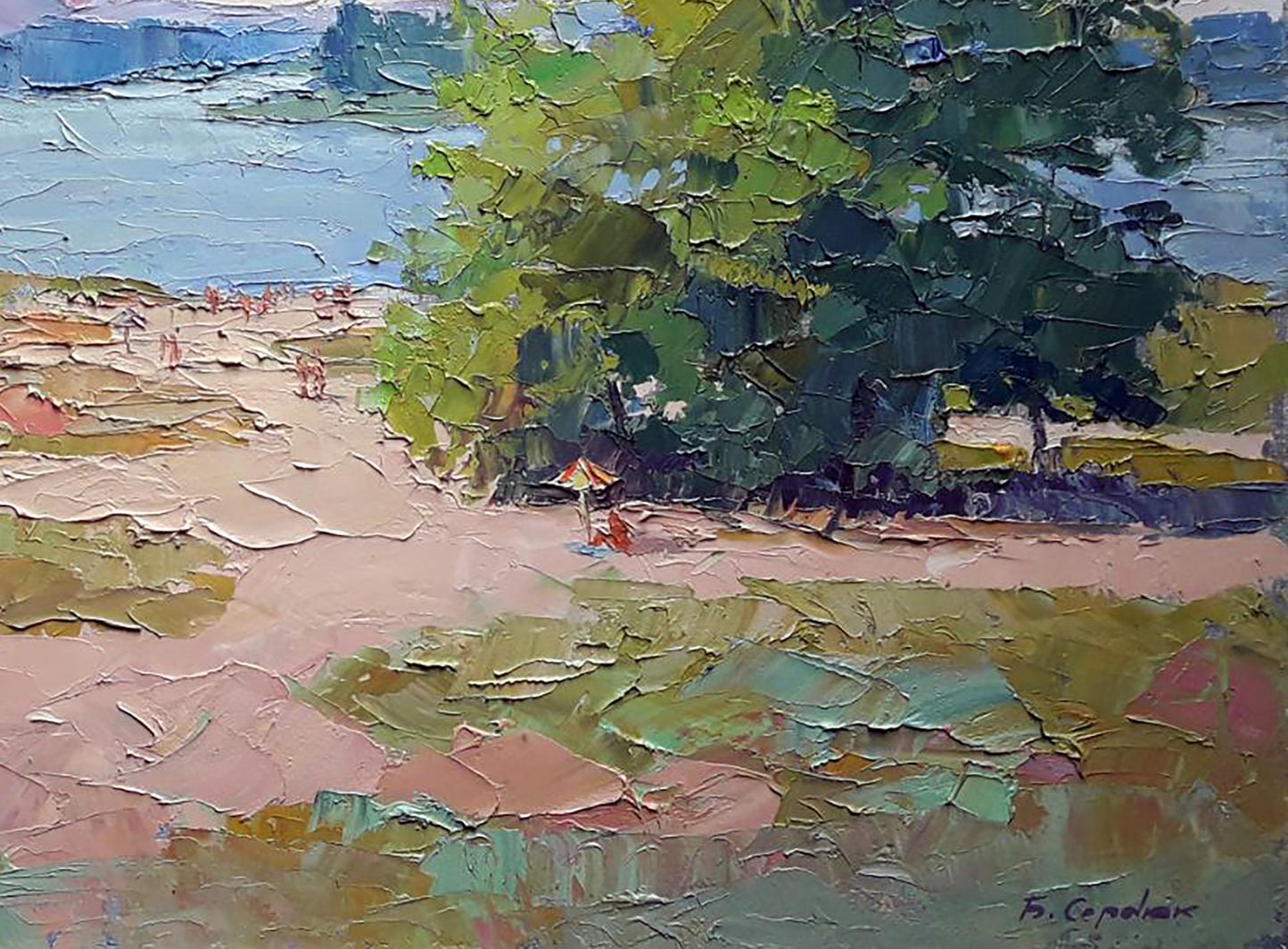Oil painting Near the Dnipro Serdyuk Boris Petrovich