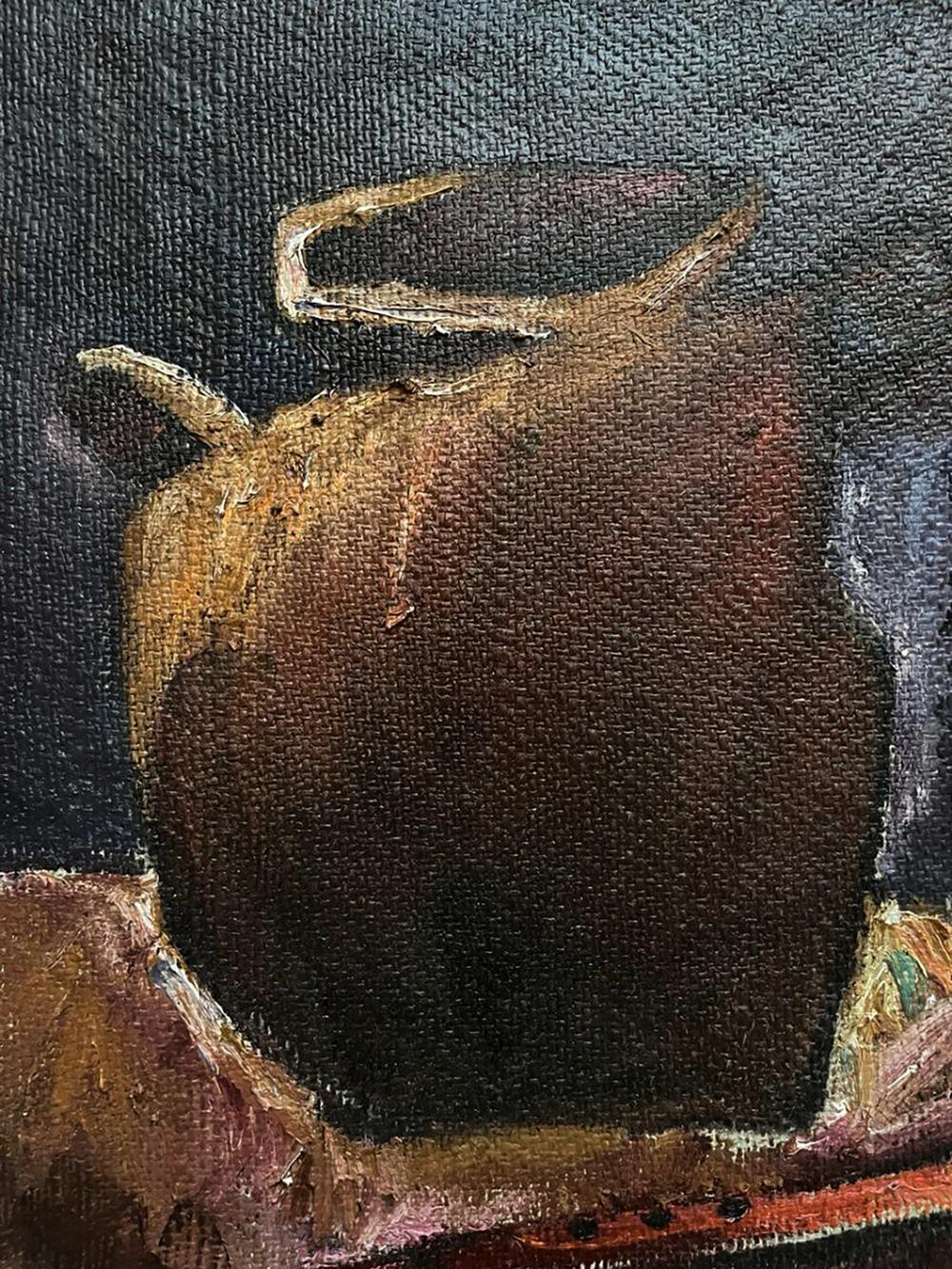 Oil painting Still life with a pipe Oleksandr Andreev