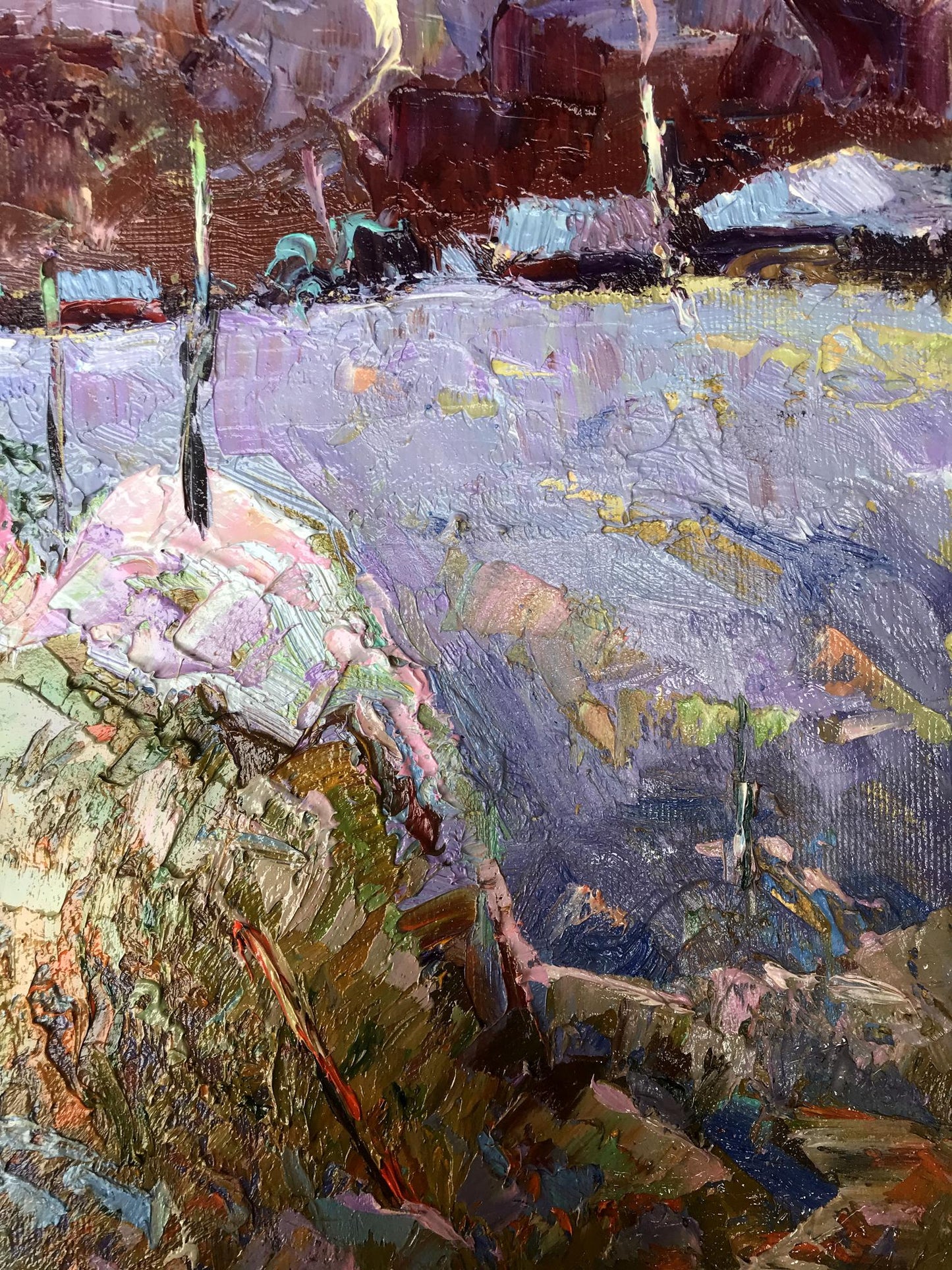 Evening rural landscape
