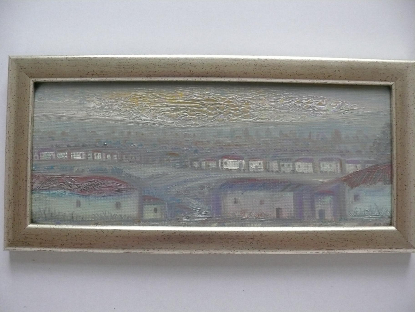 Oil painting BLACK IN THE TOWN OF THE TOUR Pushkarev Andrey Tomasovich