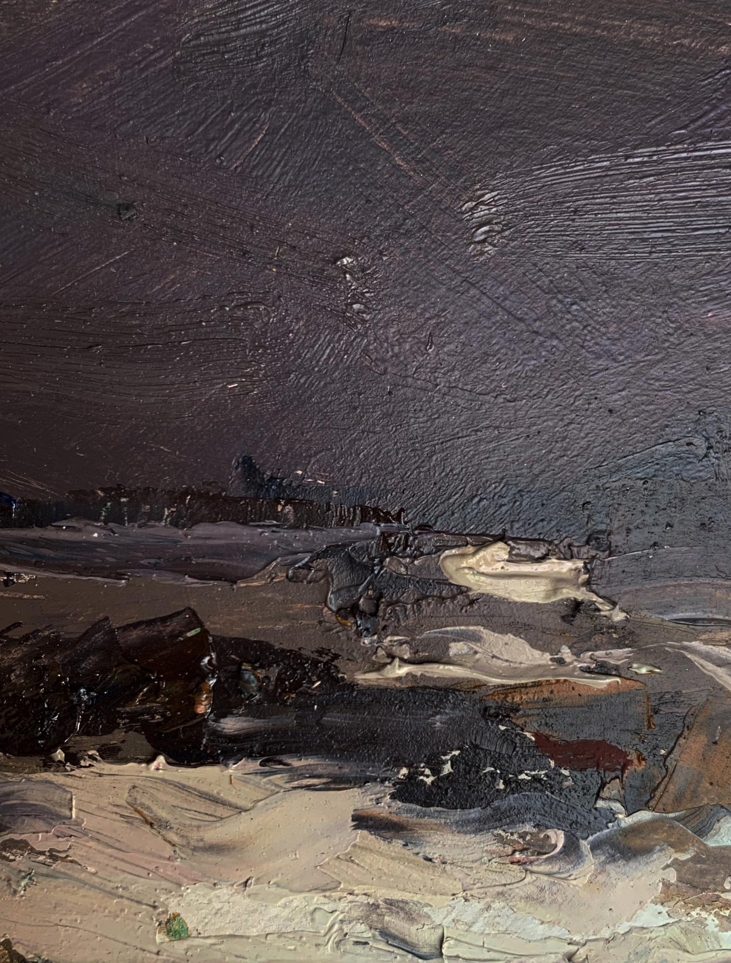 Oil painting Winter silence Oleksiyander Cherednichenko