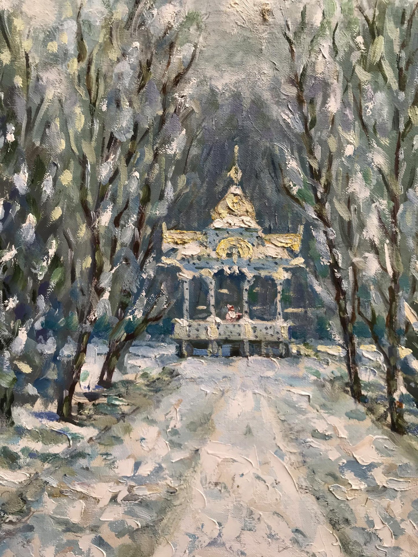 Oil painting The Charm of City Parks Shapoval Ivan Leontyevich