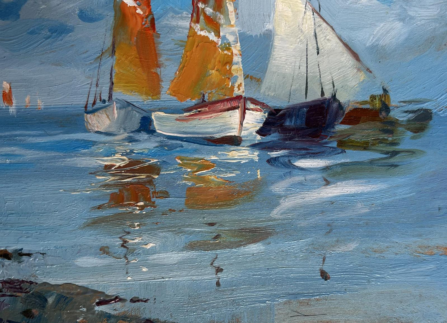 OIl painting On a journey by sea Yuriy Suprunchuk
