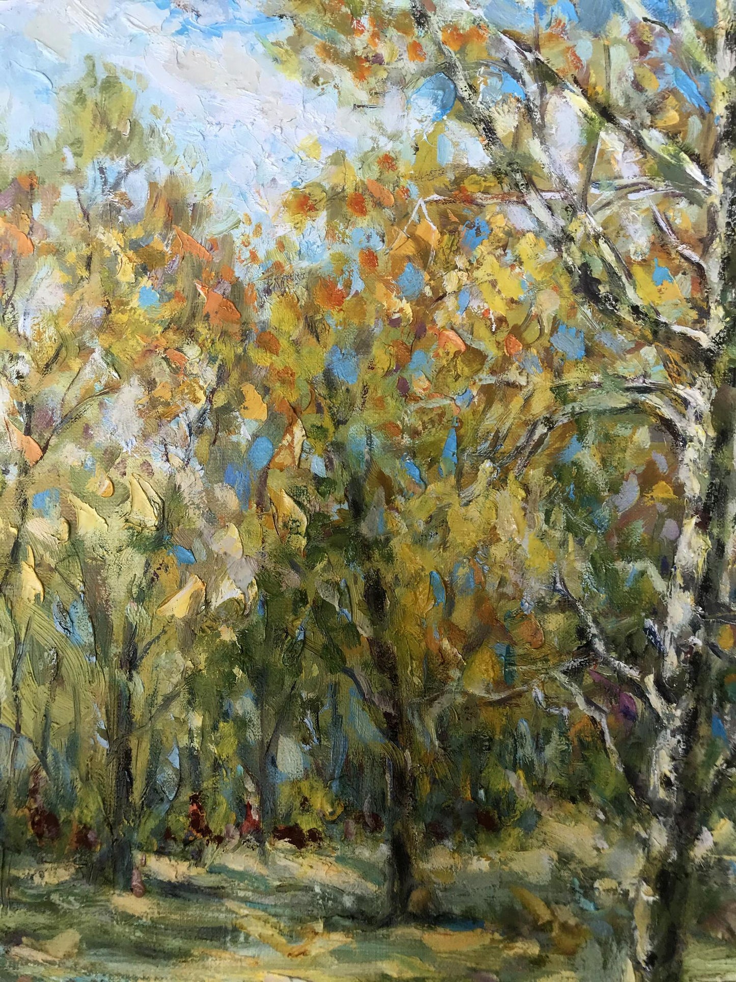 Oil painting The Golden Palette of the Forest Shapoval Ivan Leontyevich