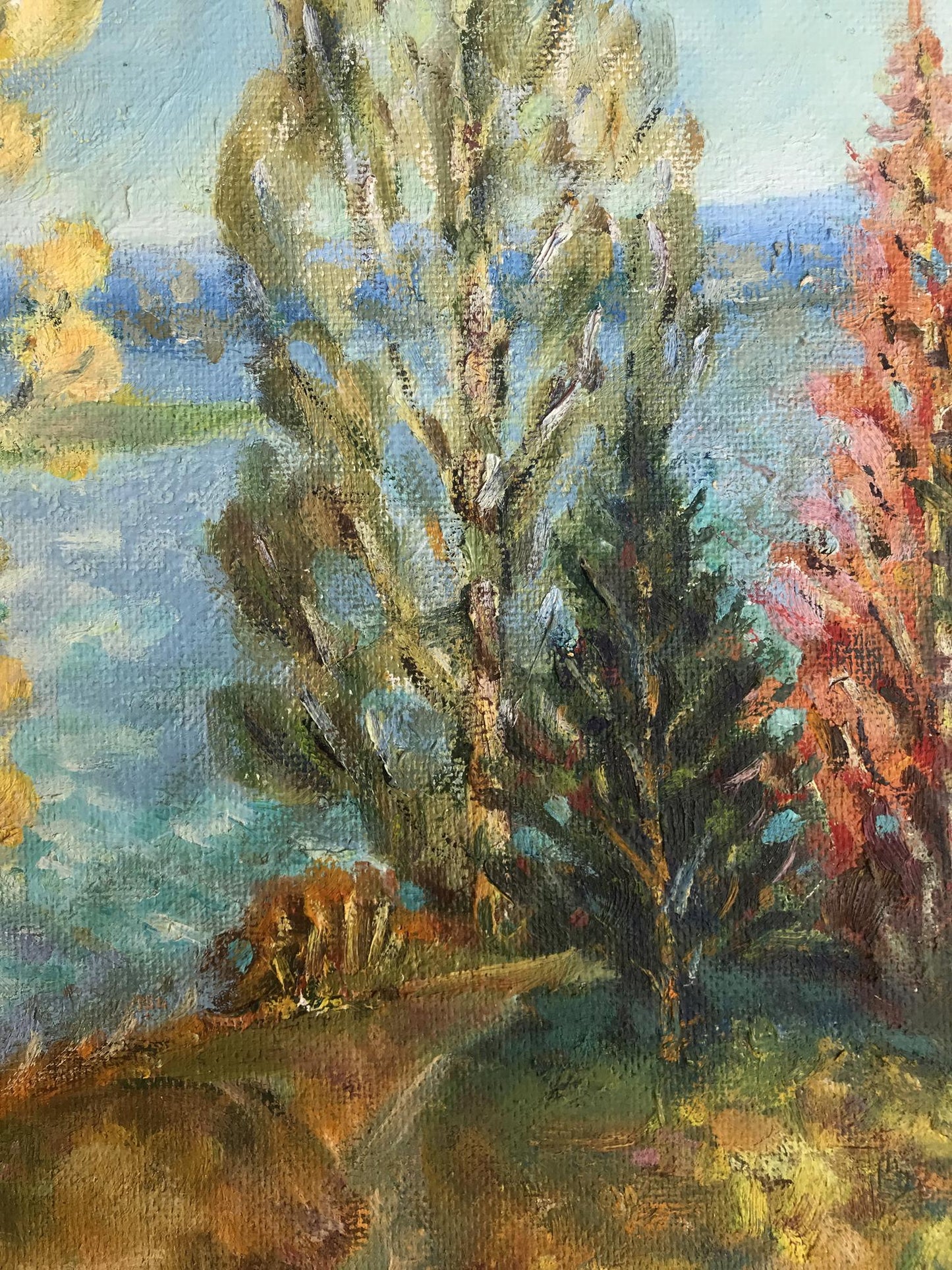 Oil painting Gateway to Autumn Shapoval Ivan Leontyevich