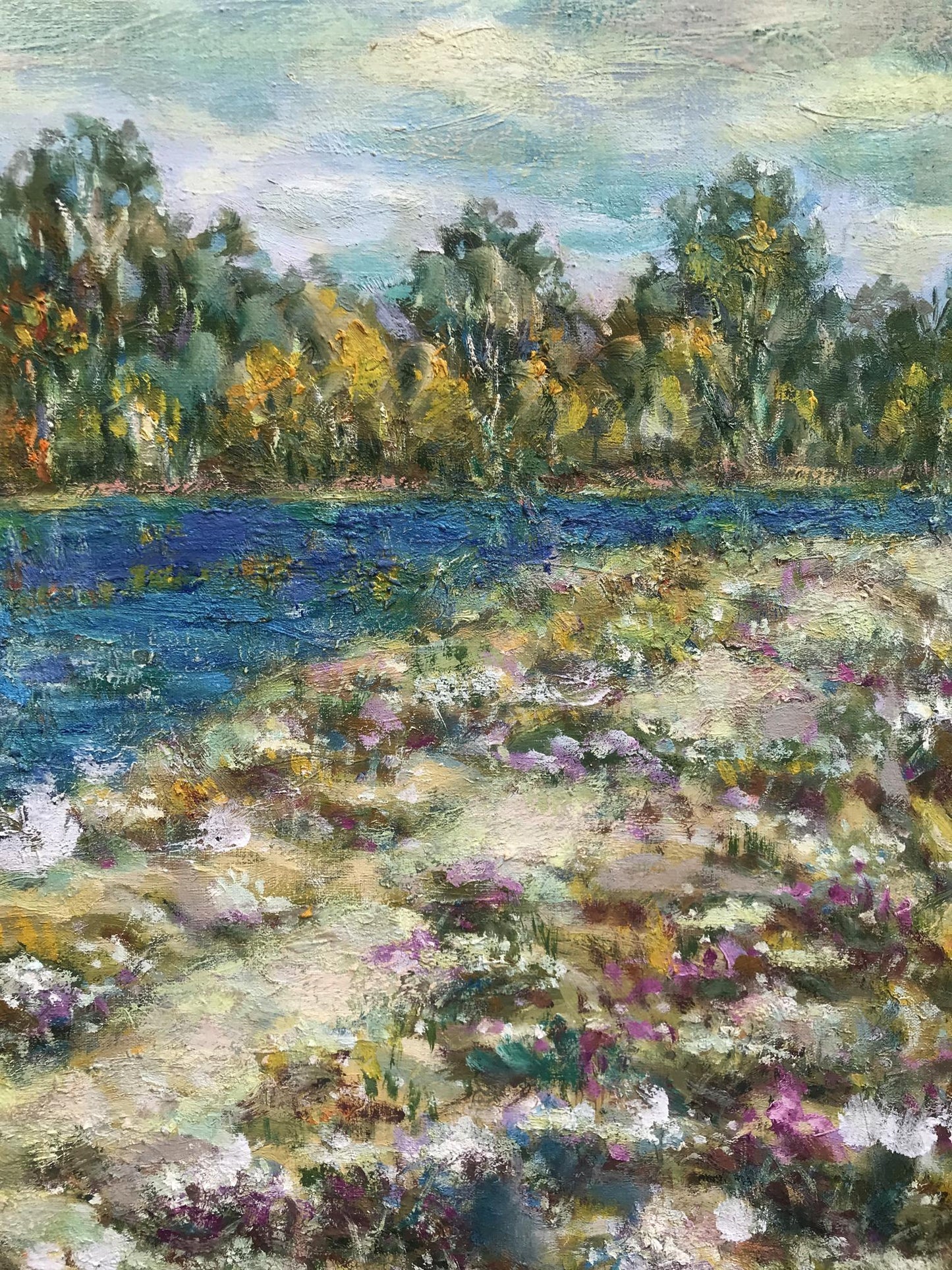 Oil painting The Song of the Summer Forest Shapoval Ivan Leontyevich