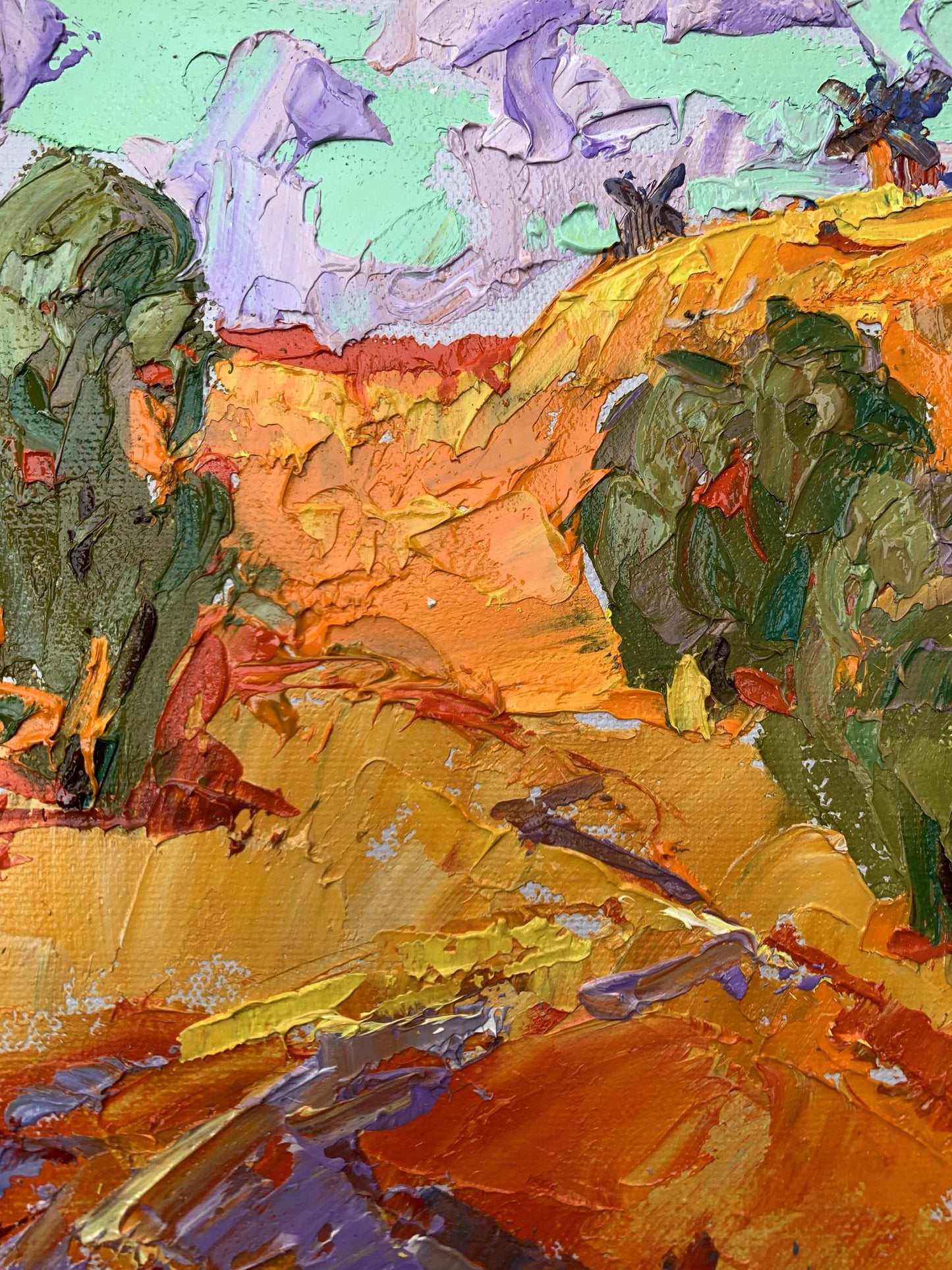 Oil painting Strong wind Ivanyuk Oleksiy