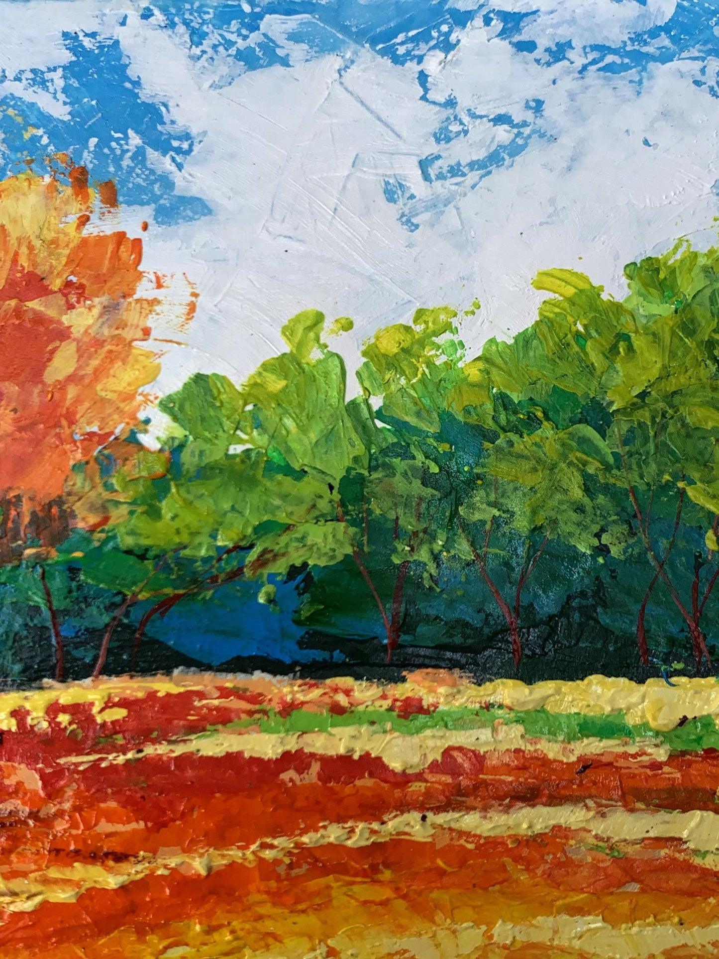 Oil painting Orange tree V. Zadorozhnya