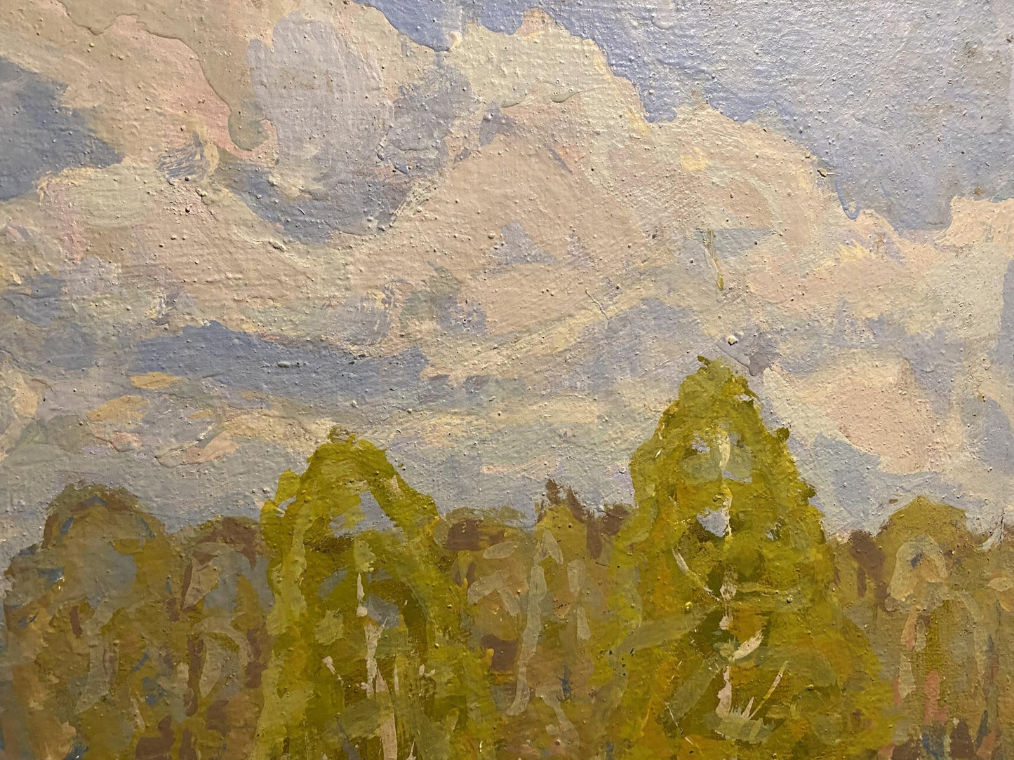 Oil painting Spring came Georgy Kolosovsky