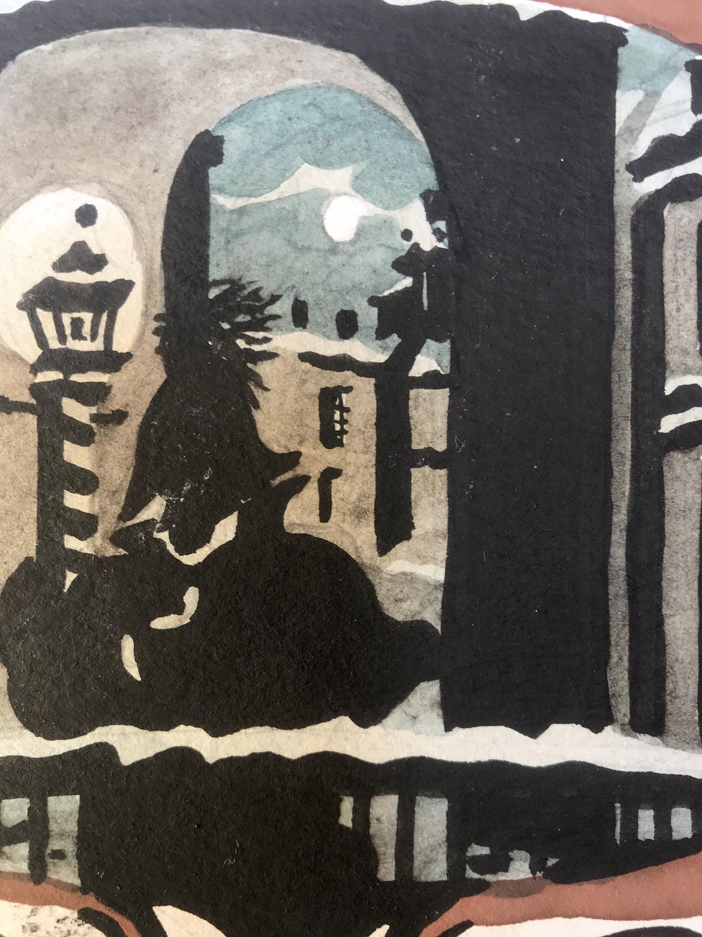 Watercolor painting City overseer Alexander Arkadievich Litvinov