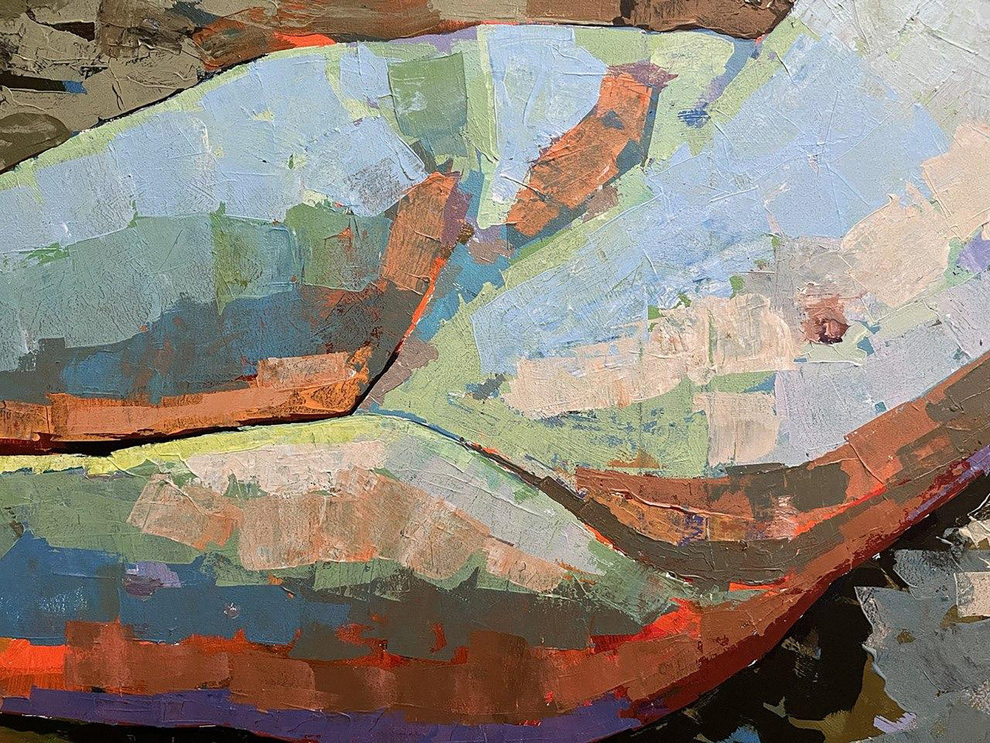 Acrylic painting Serhiy Kovalev Woman nude