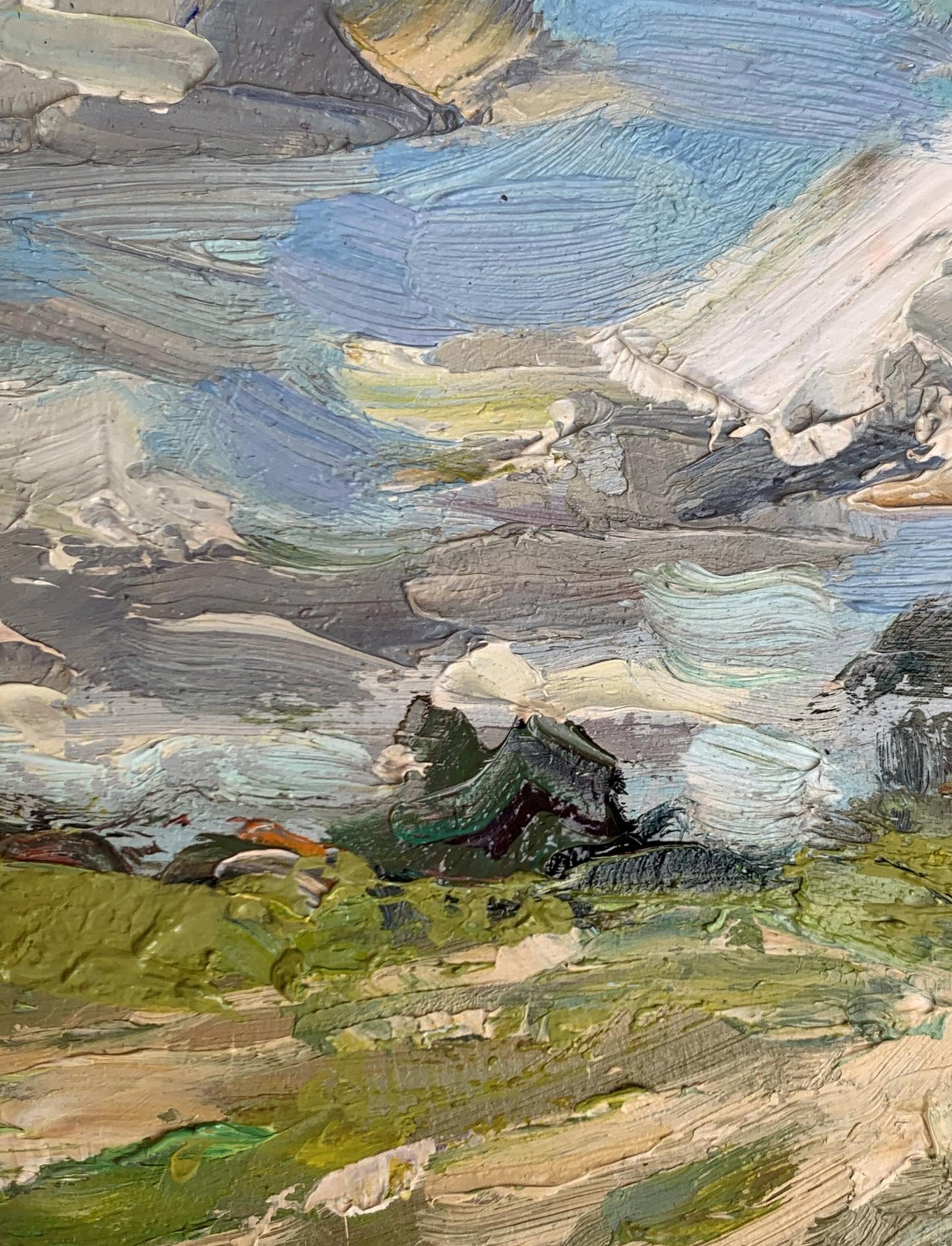 Oil painting Windy day Oleksiyander Cherednichenko