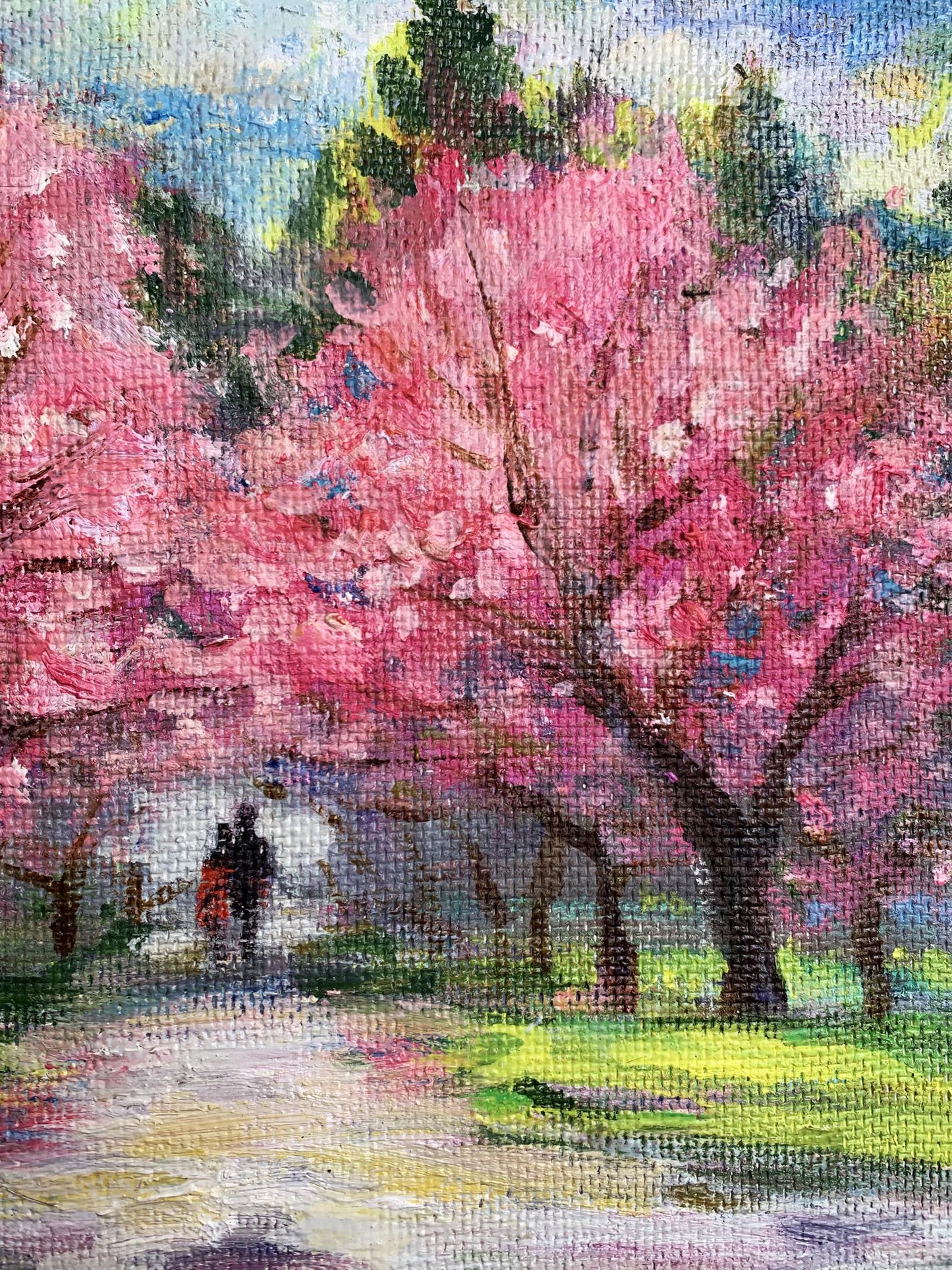 Oil painting Sakura Yu. Ulinets
