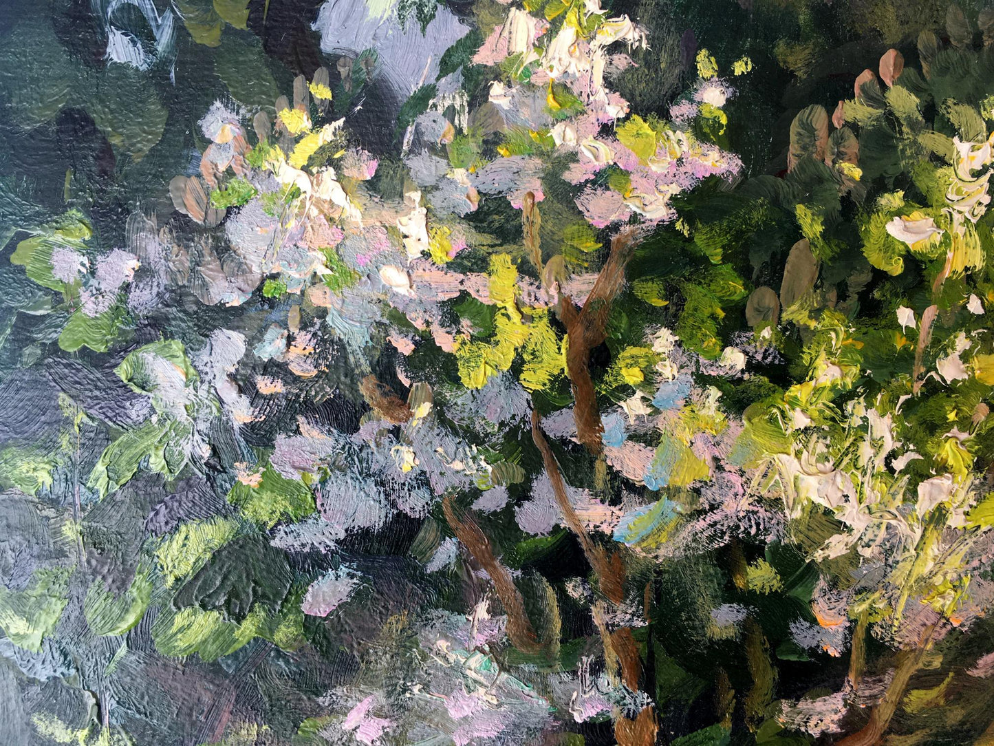 Oil painting In March Batrakov Vladimir Grigorievich