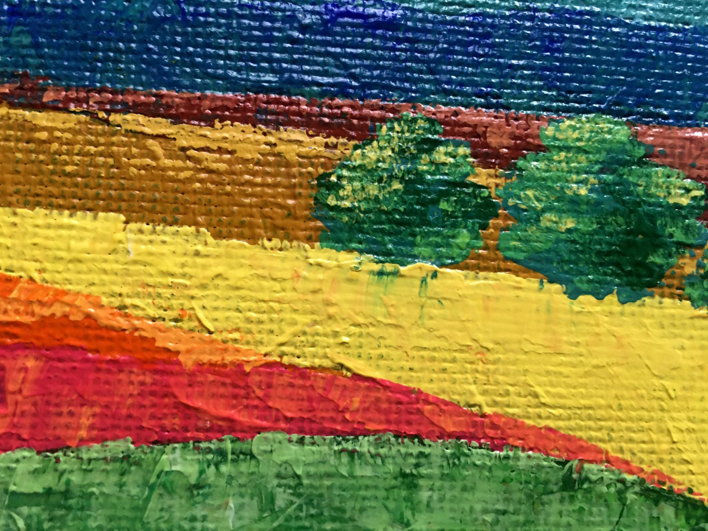 Oil painting Golden field Zadorozhnya V. V.