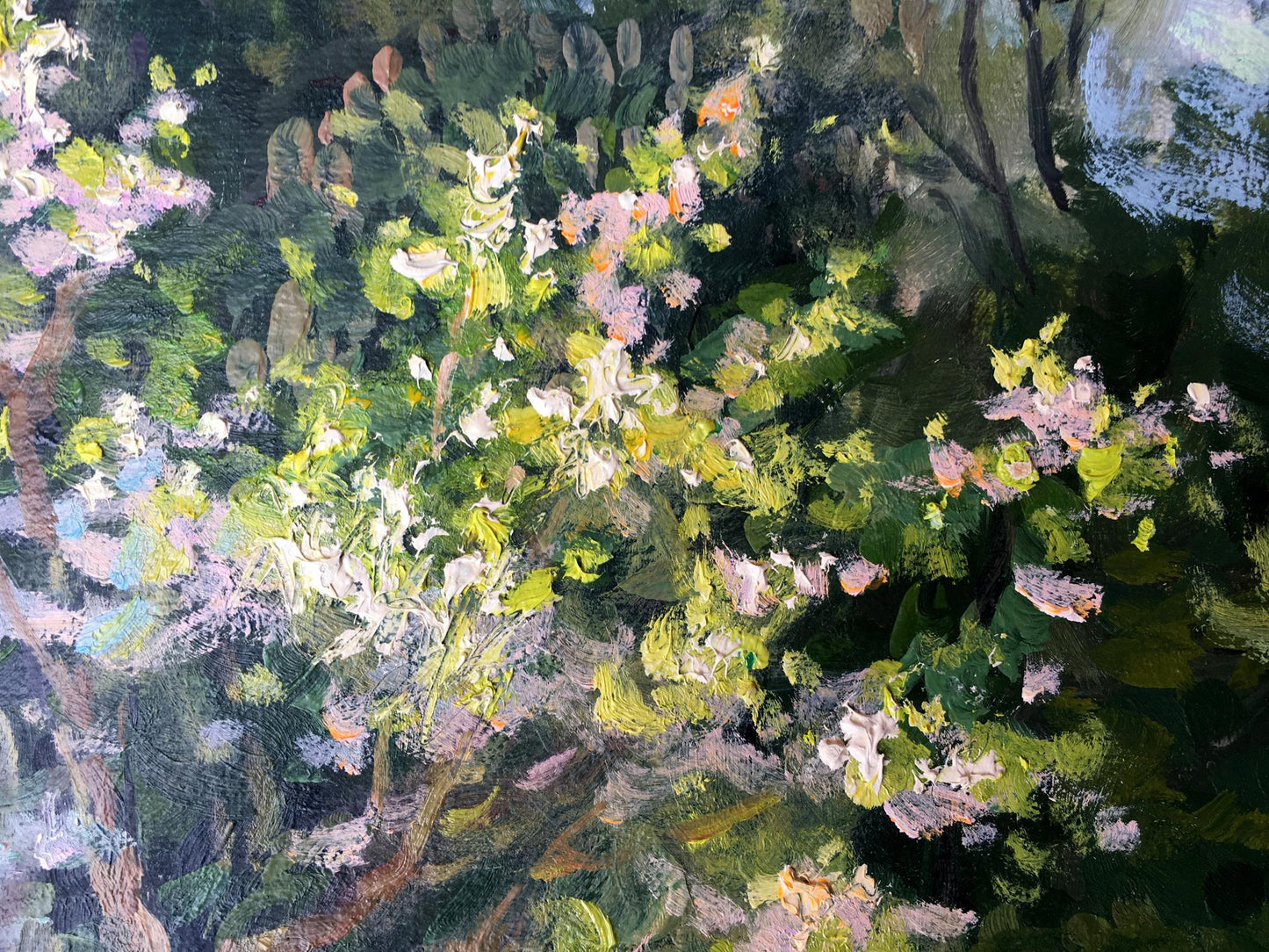 Oil painting In March Batrakov Vladimir Grigorievich
